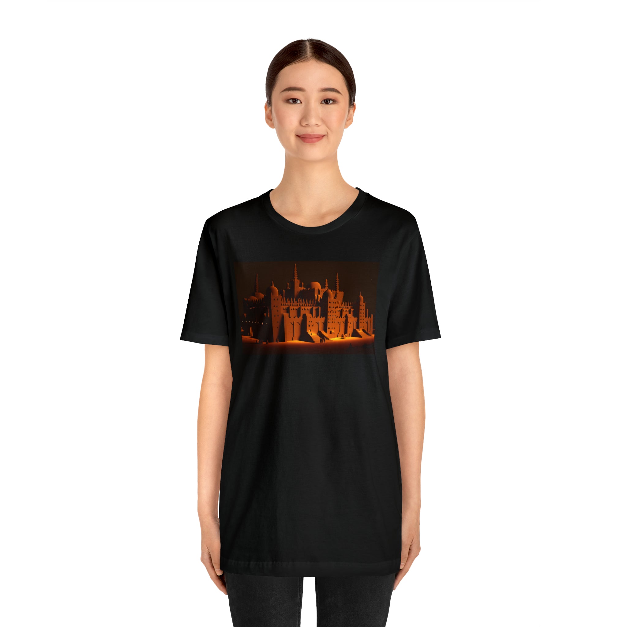 Unisex Jersey Short Sleeve Tee - Great Mosque of Djenné, Mali