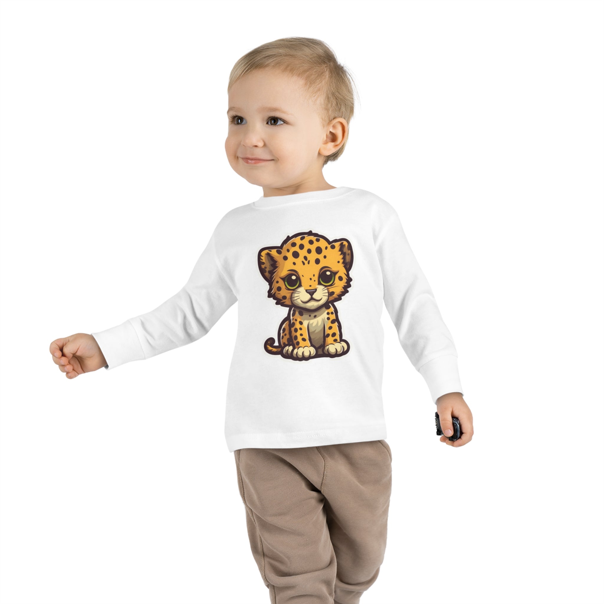 Toddler Long Sleeve Tee - Cheetah Cub