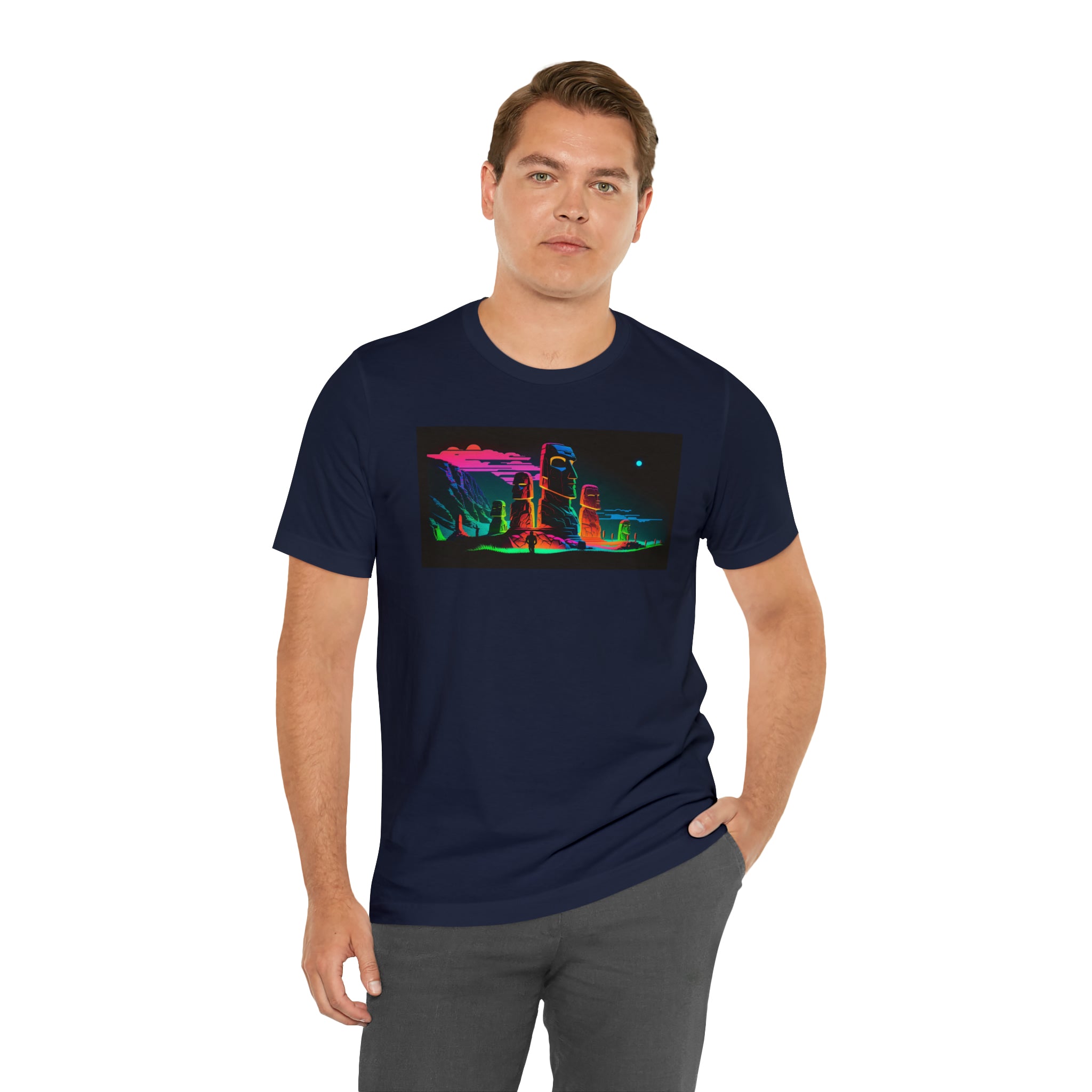 Unisex Jersey Short Sleeve Tee - Easter Islands, Chile