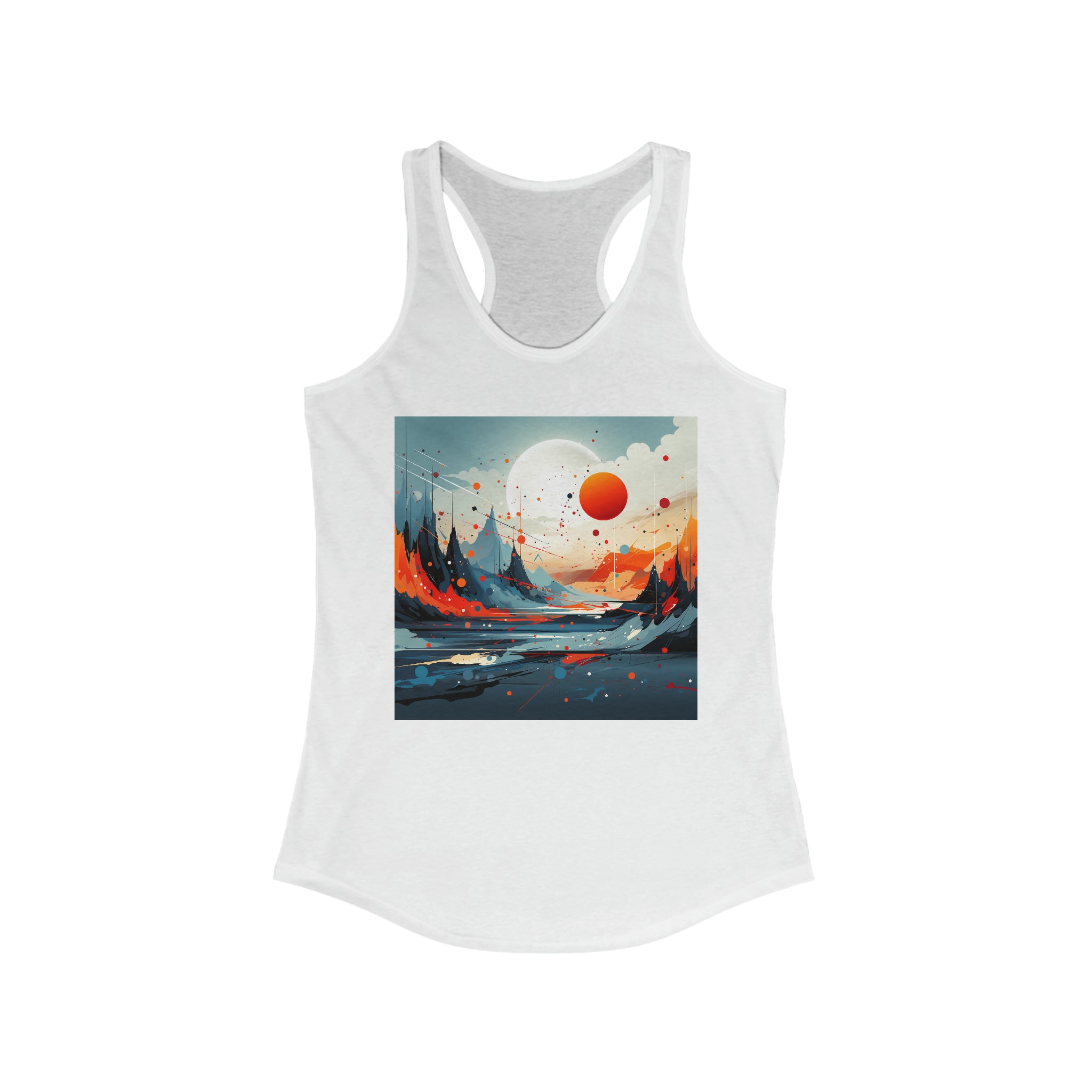 Women's Ideal Racerback Tank - Vector Art Design 17