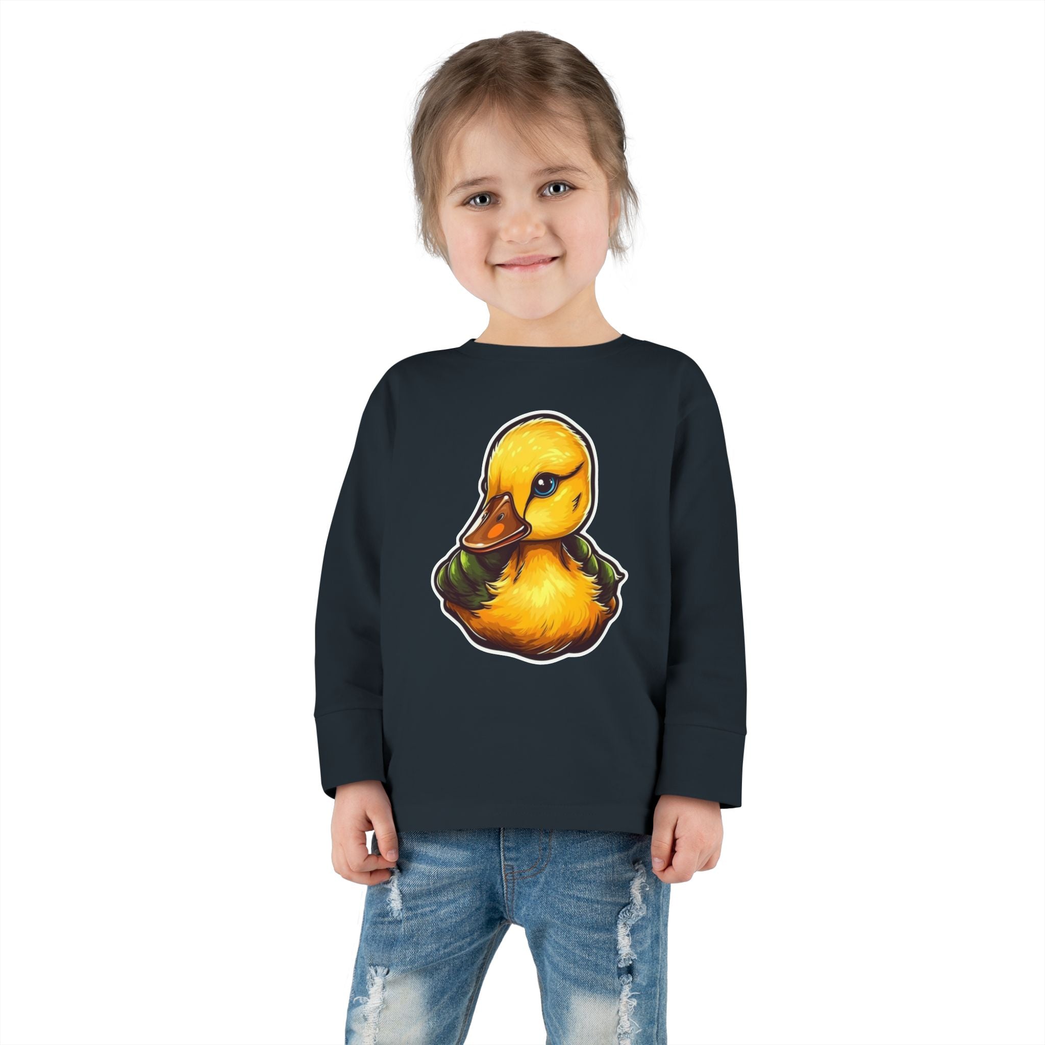 Toddler Long Sleeve Tee - Duck Duckling