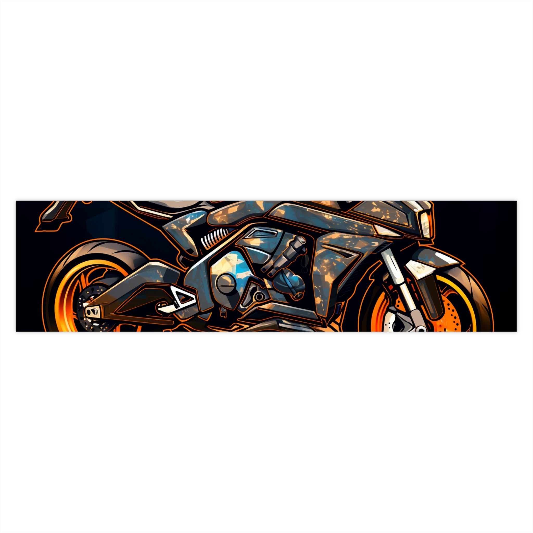 Bumper Stickers - Pop Art Designs, Motorcycle 10