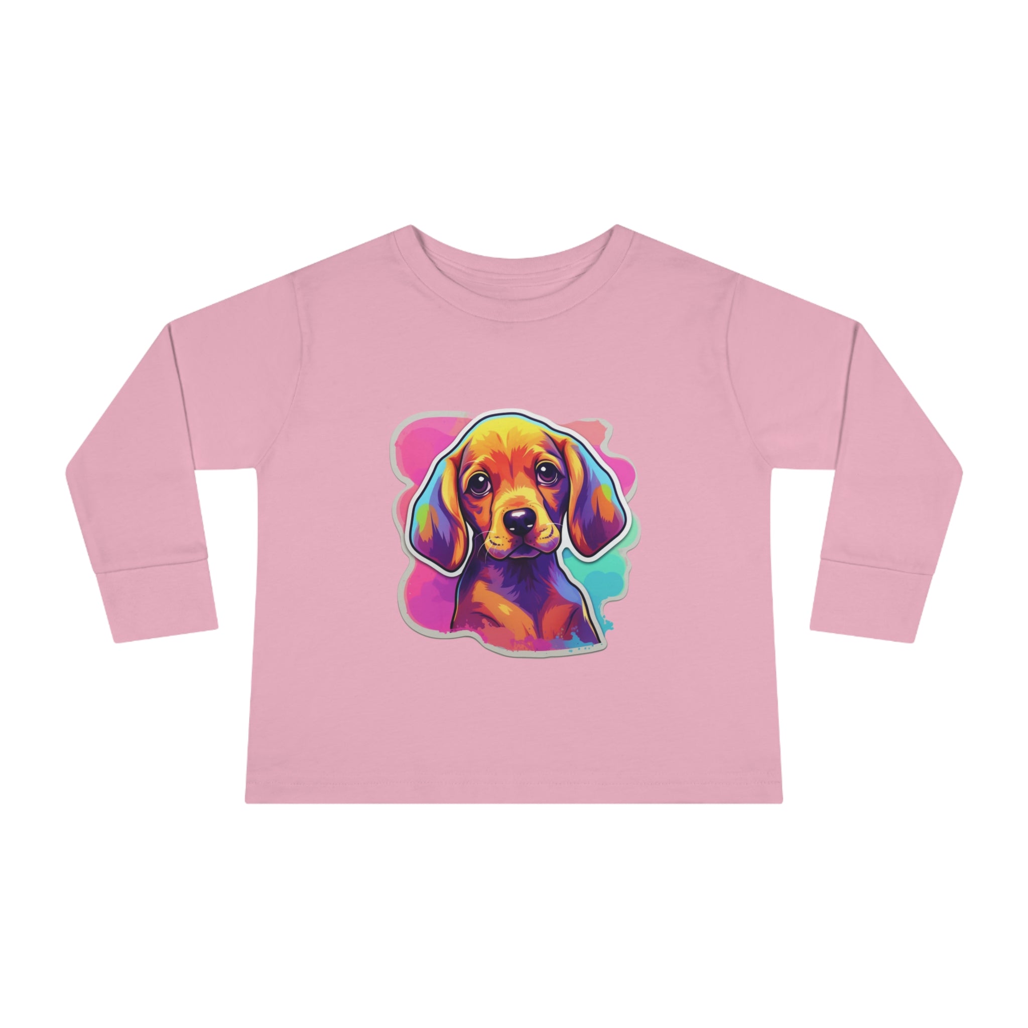 Toddler Long Sleeve Tee - Puppies 06