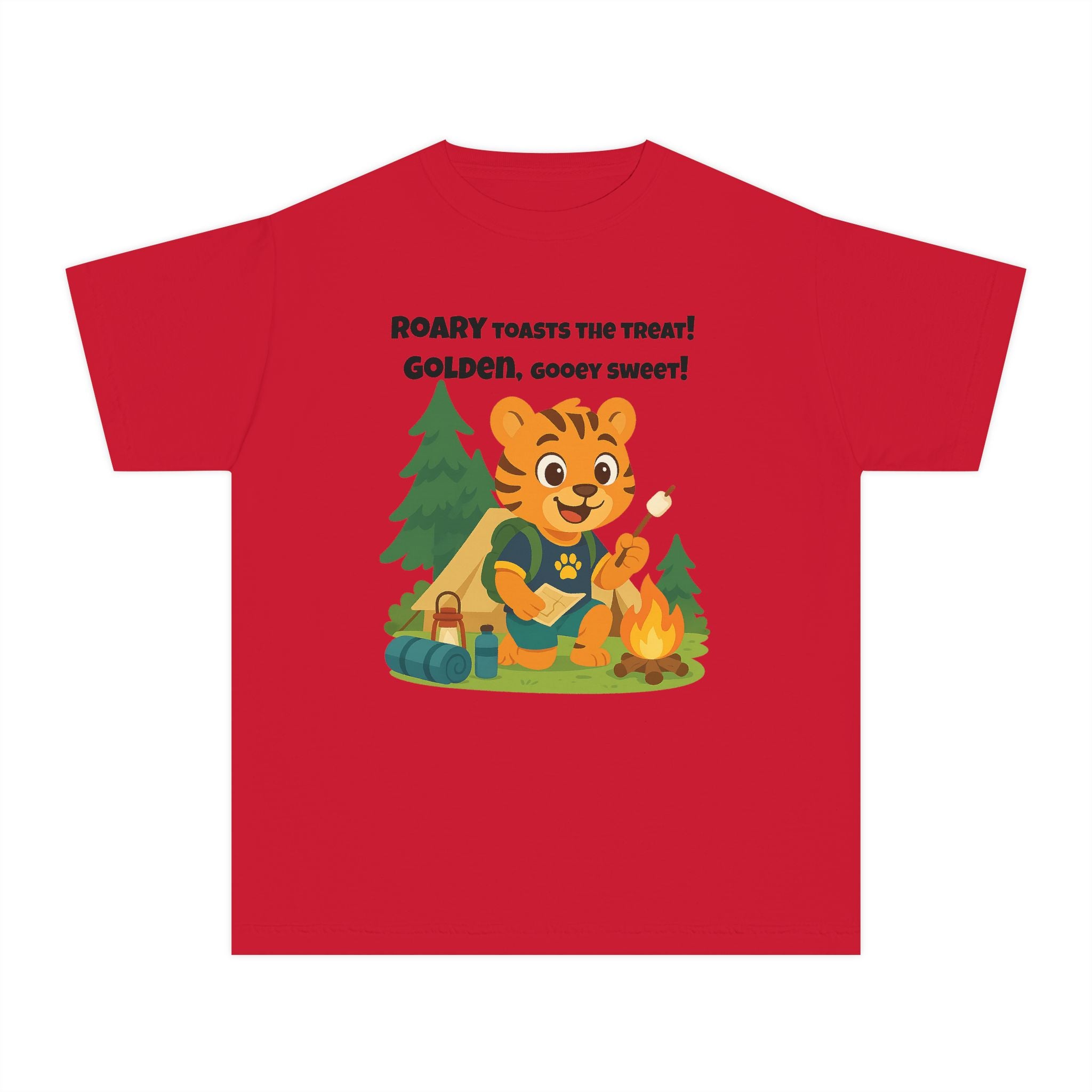 Youth Midweight Cotton Tee - Roary's Camping Adventures