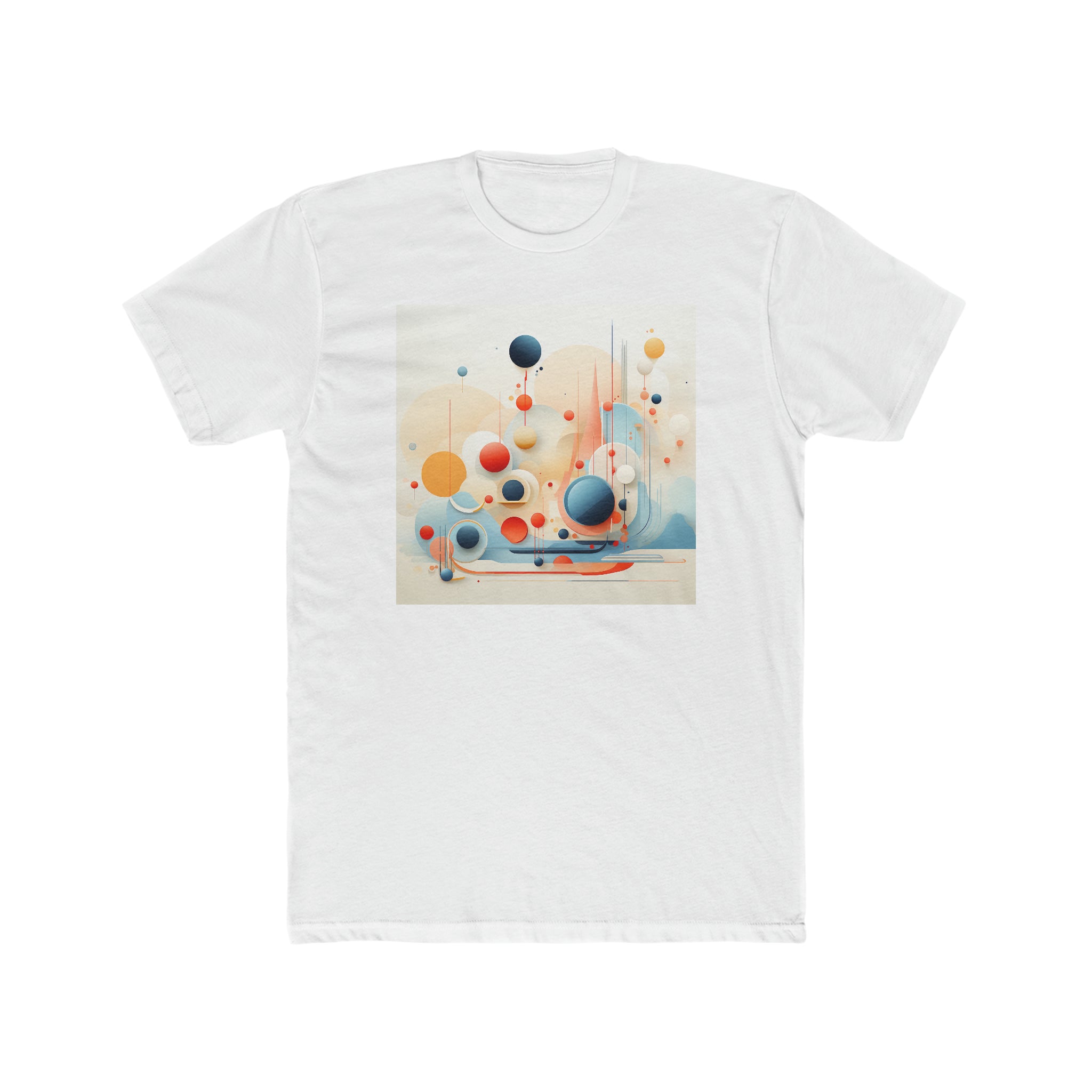 Men's Cotton Crew Tee - Vector Art Design 28