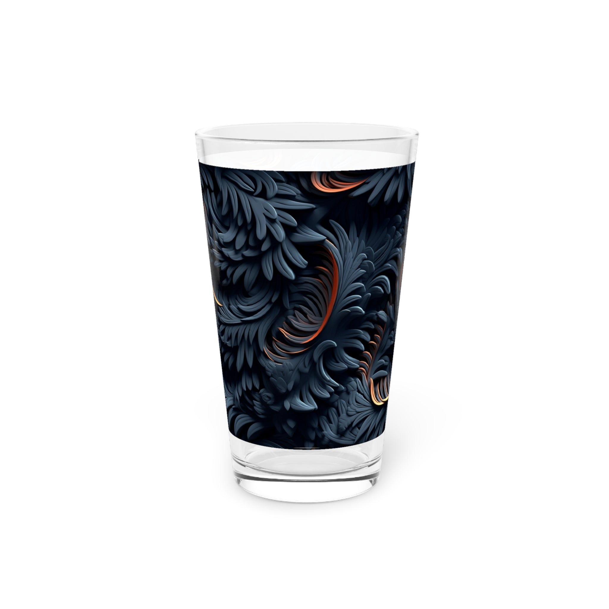 Pint Glass, 16oz - Abstract Designs 02