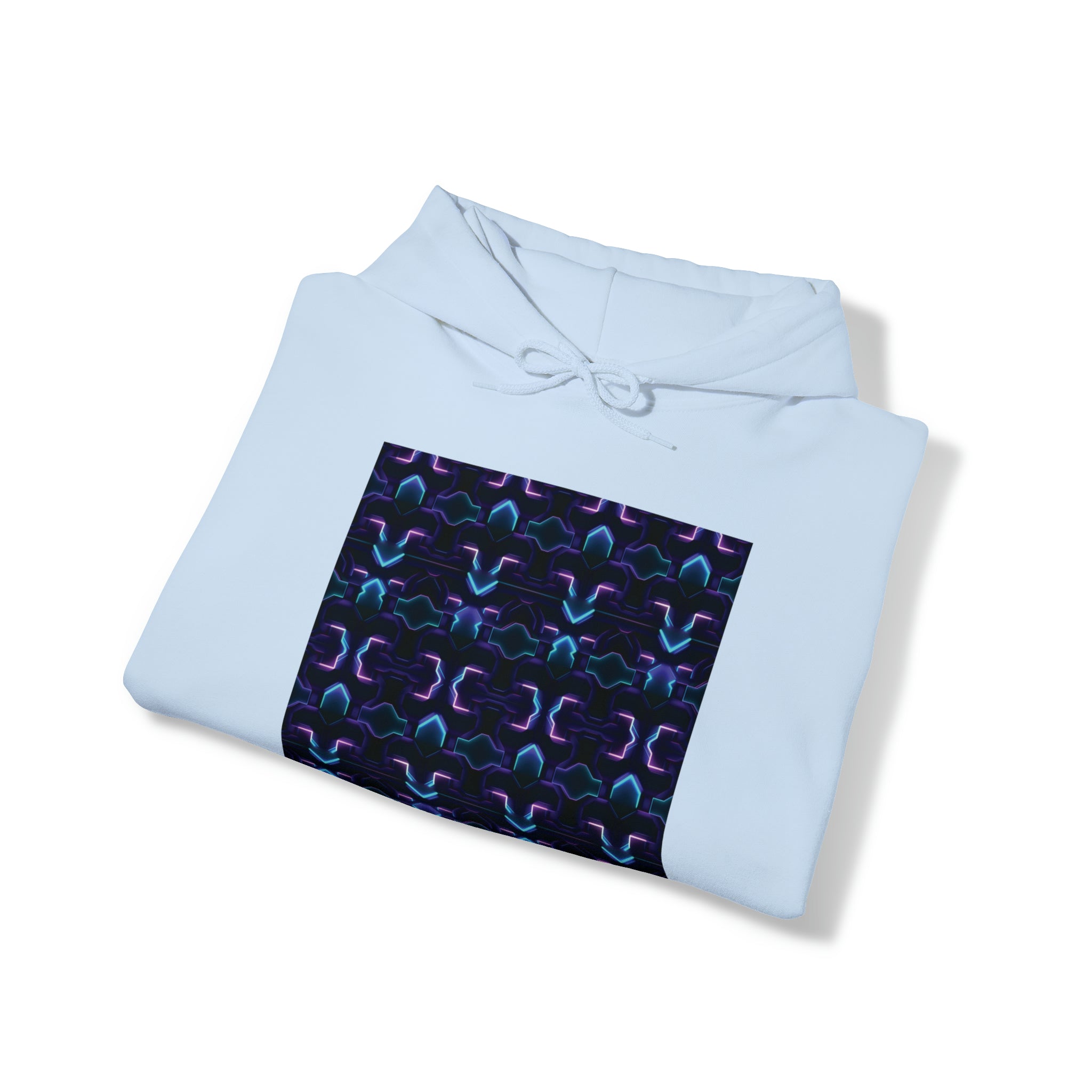 Unisex Heavy Blend™ Hooded Sweatshirt - Abstract Neon Designs 06