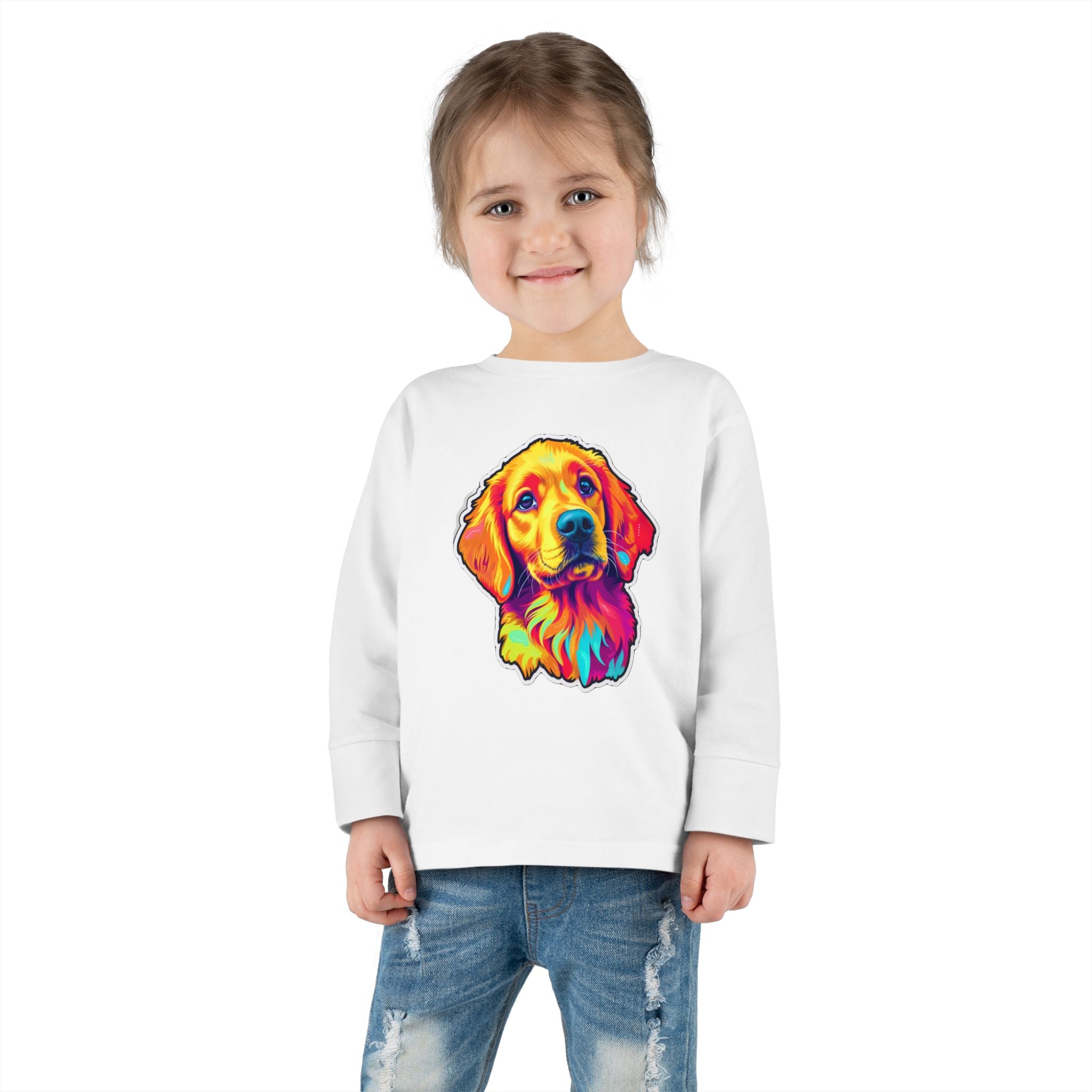 Toddler Long Sleeve Tee - Puppies 09