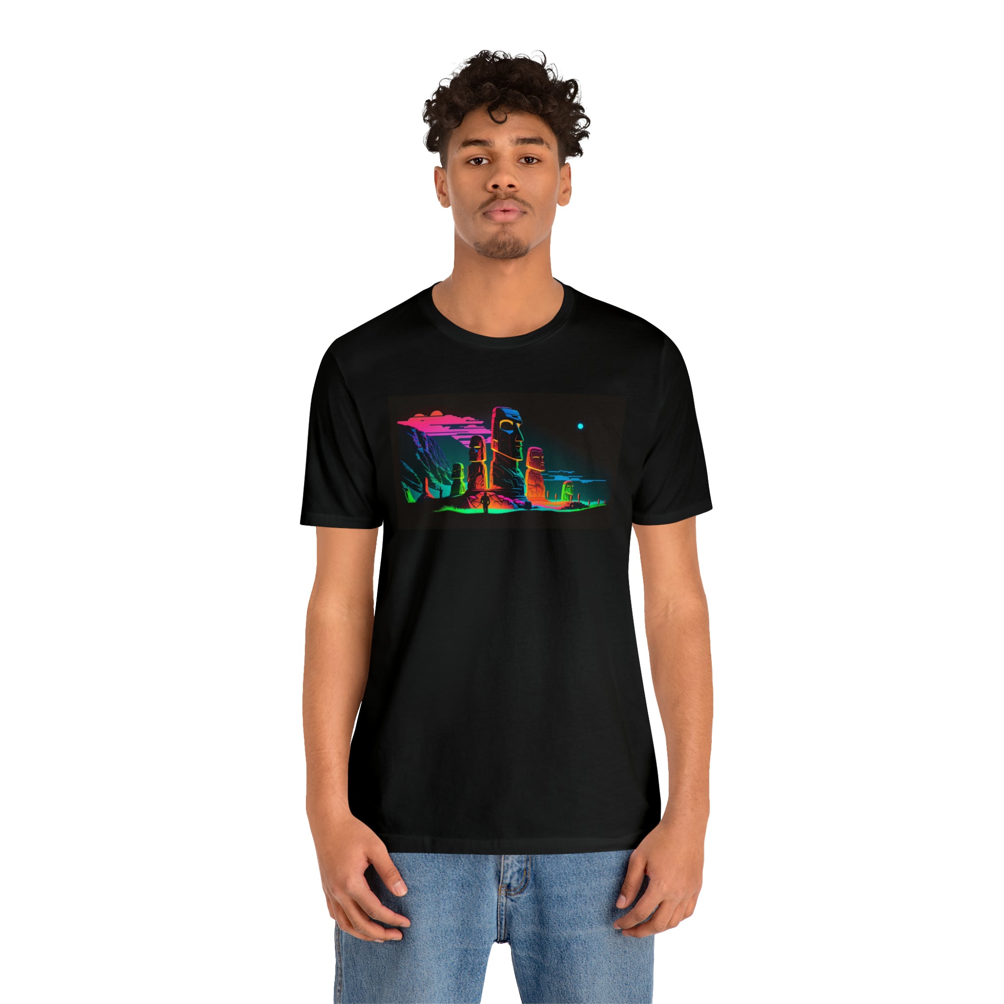 Unisex Jersey Short Sleeve Tee - Easter Islands, Chile