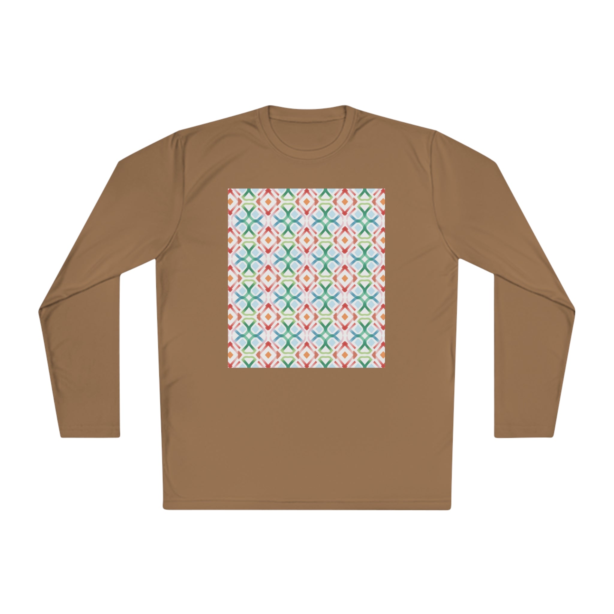 Unisex Lightweight Long Sleeve Tee (AOP) - Abstract Designs 09