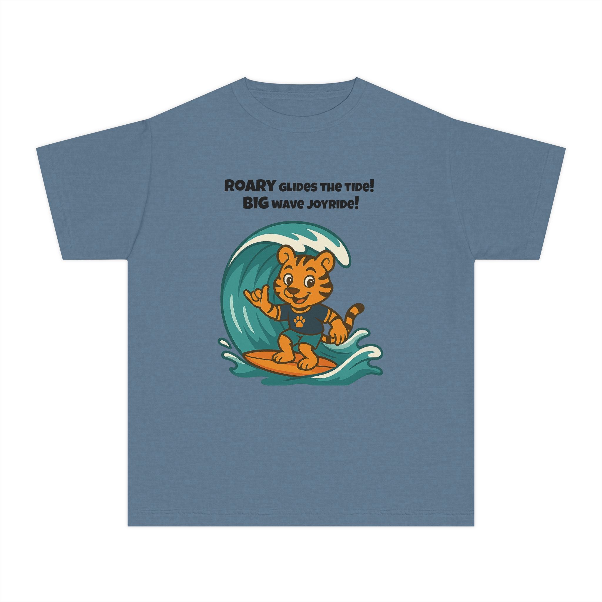 Youth Midweight Cotton Tee - Roary's Surf time