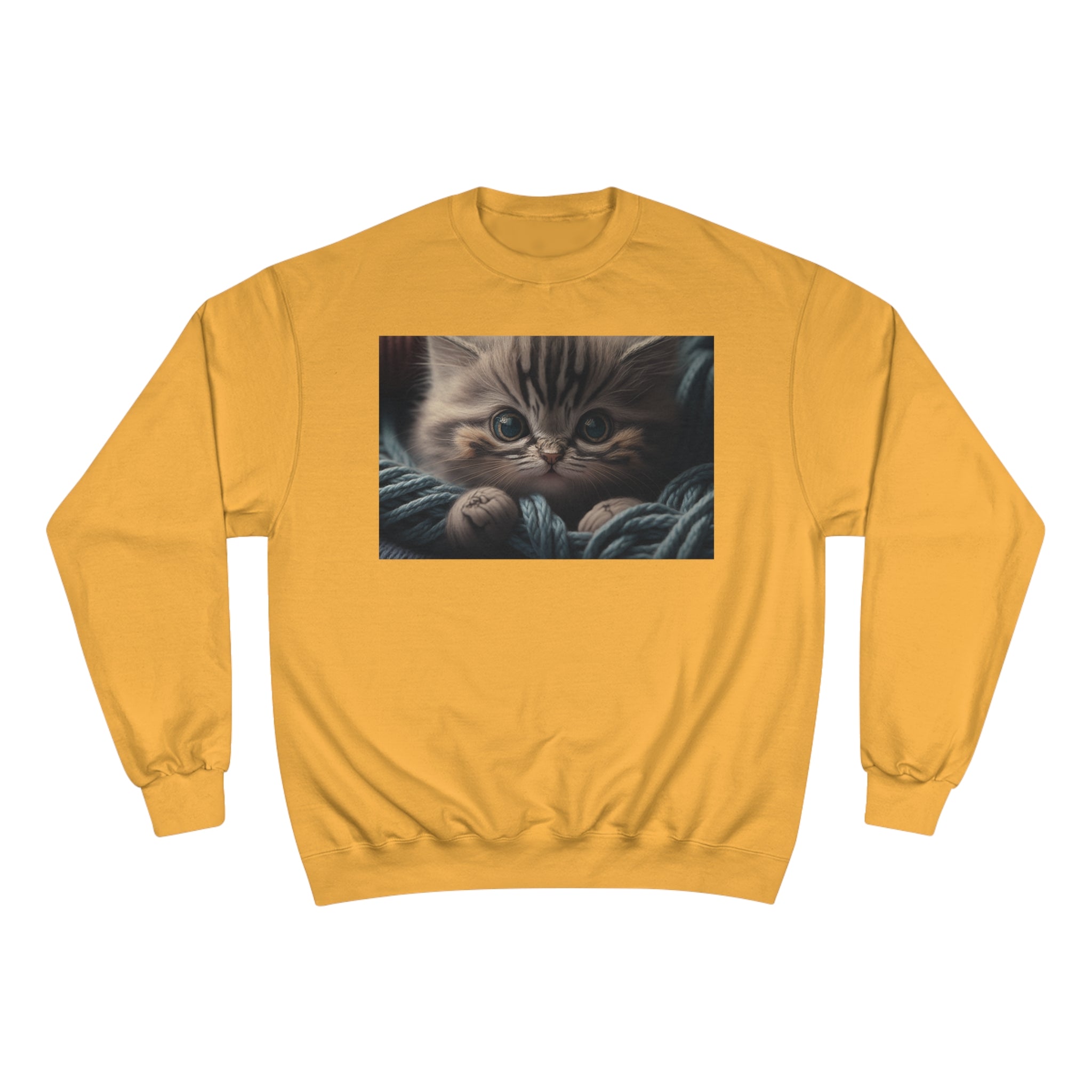 Champion Sweatshirt - Knit Animals, Kitten