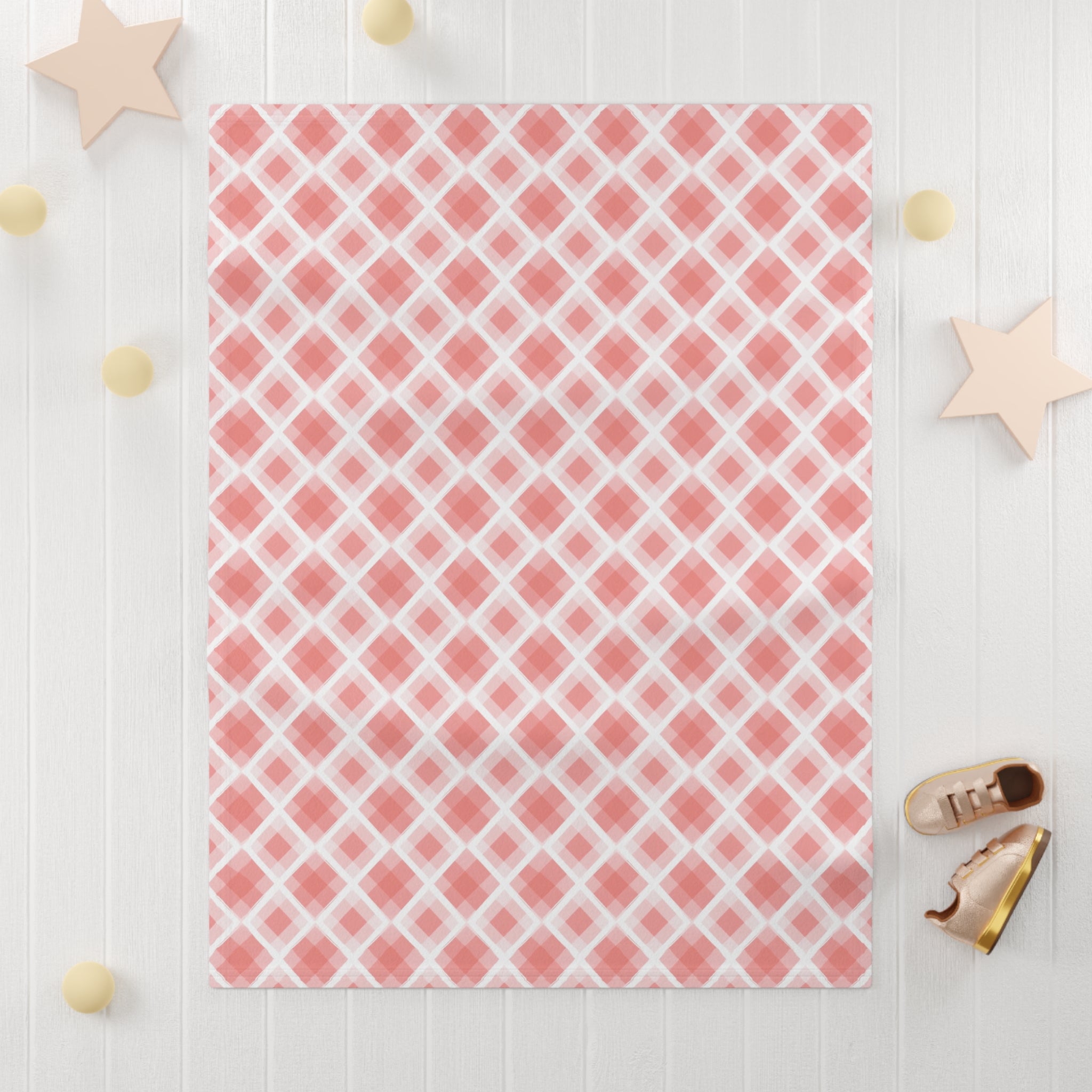 Soft Fleece Baby Blanket (AOP) - Seamless Designs 05