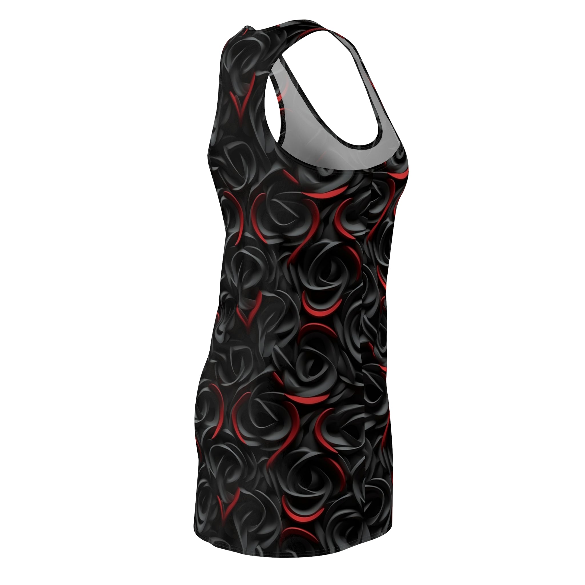 Women's Cut & Sew Racerback Dress (AOP) - Seamless Abstract Designs 02