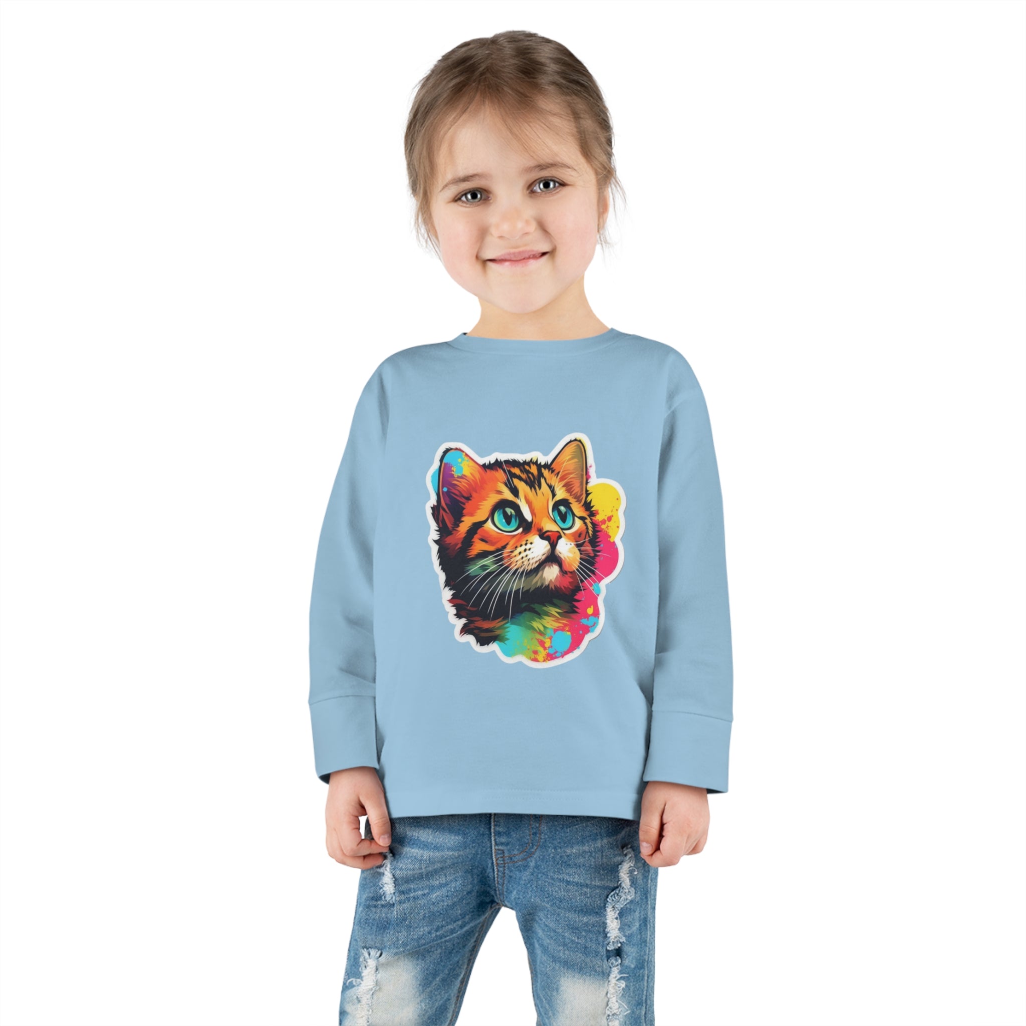 Toddler Long Sleeve Tee - Kittens 05
