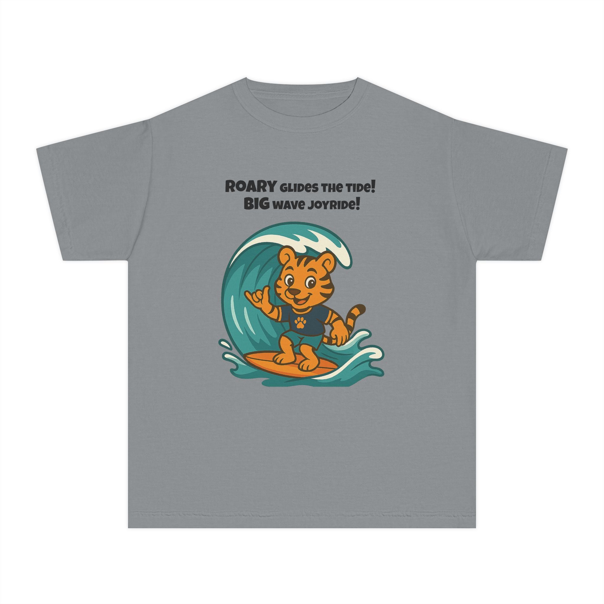 Youth Midweight Cotton Tee - Roary's Surf time