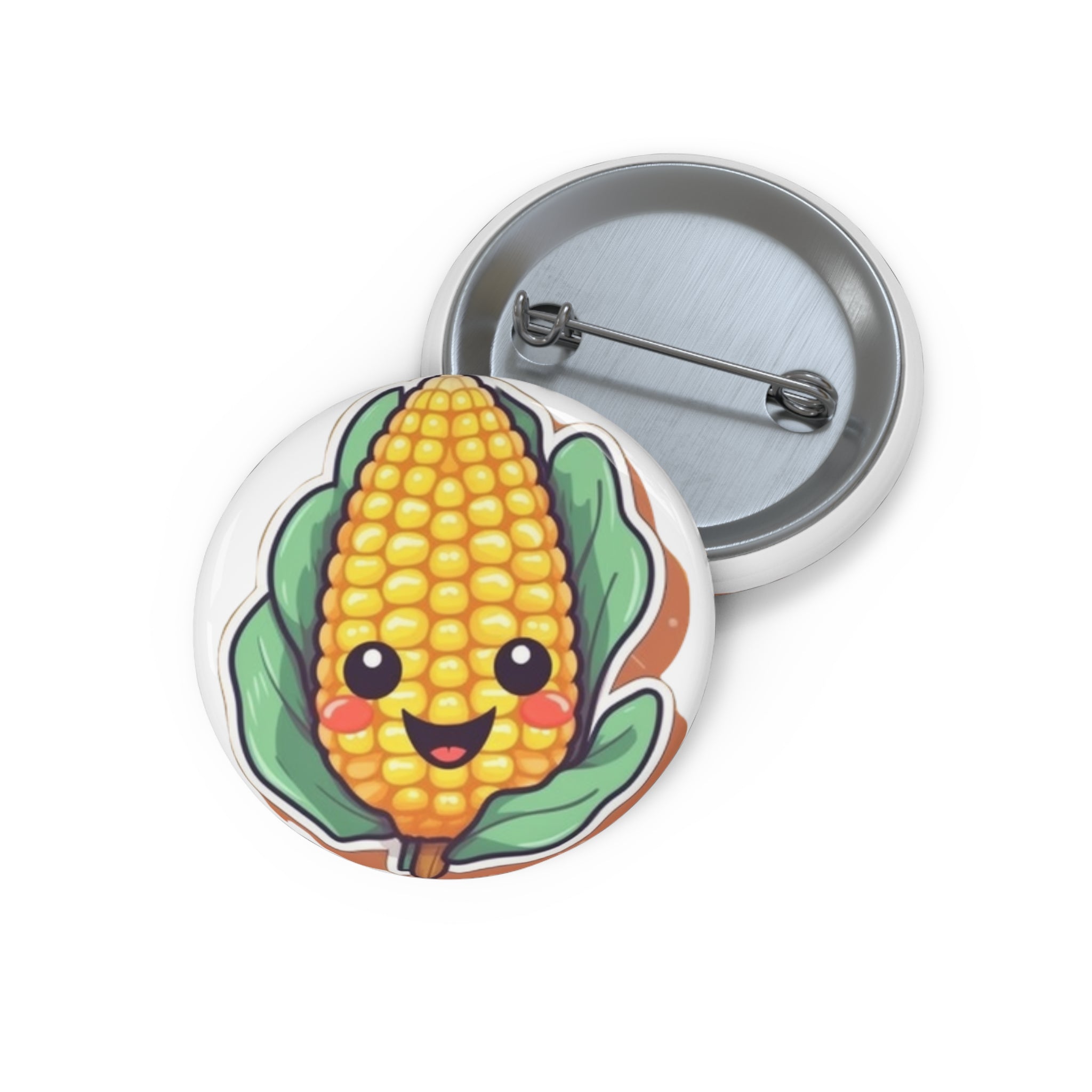 Custom Pin Buttons - Corn