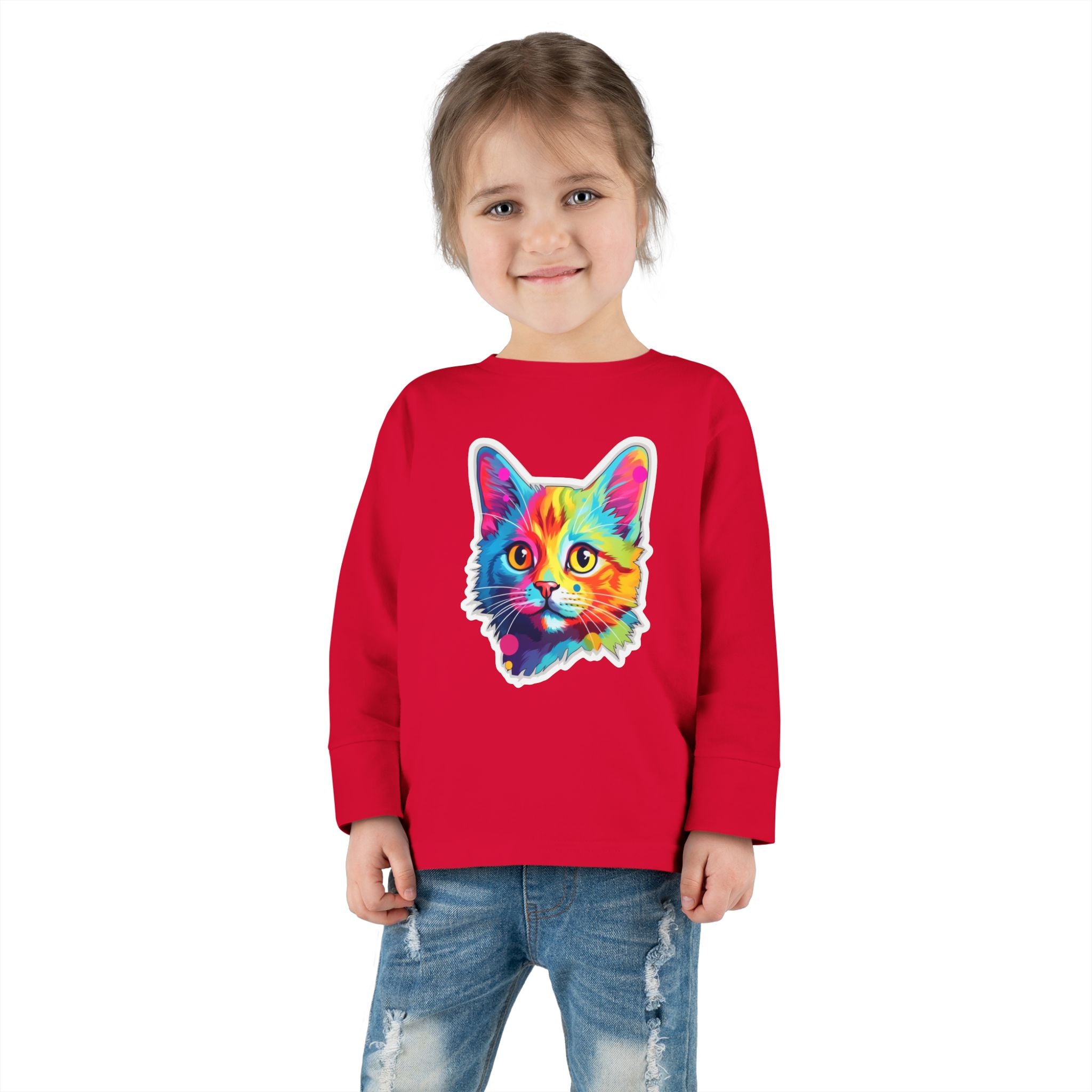 Toddler Long Sleeve Tee - Kittens 09