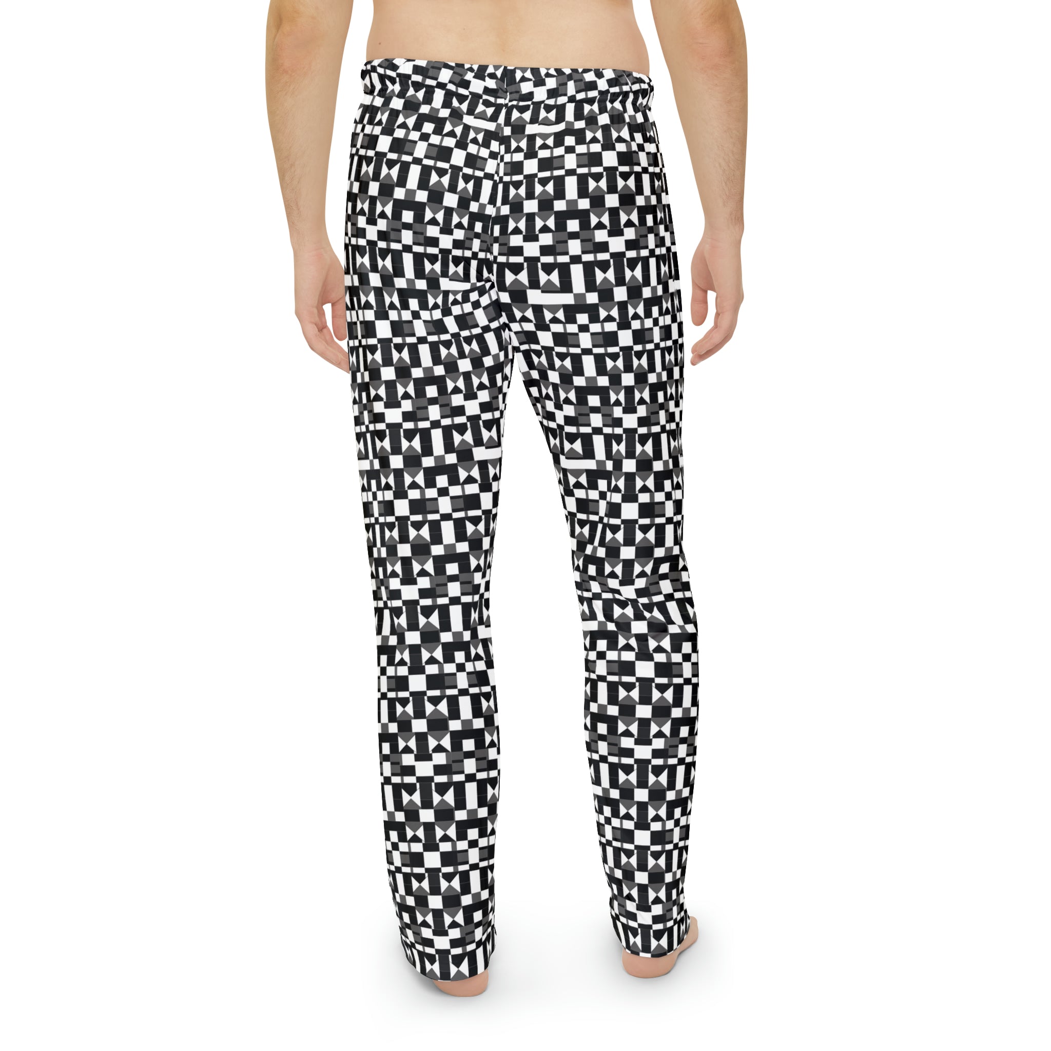 Men's Pajama Pants (AOP) - Seamless Checkered Designs 03