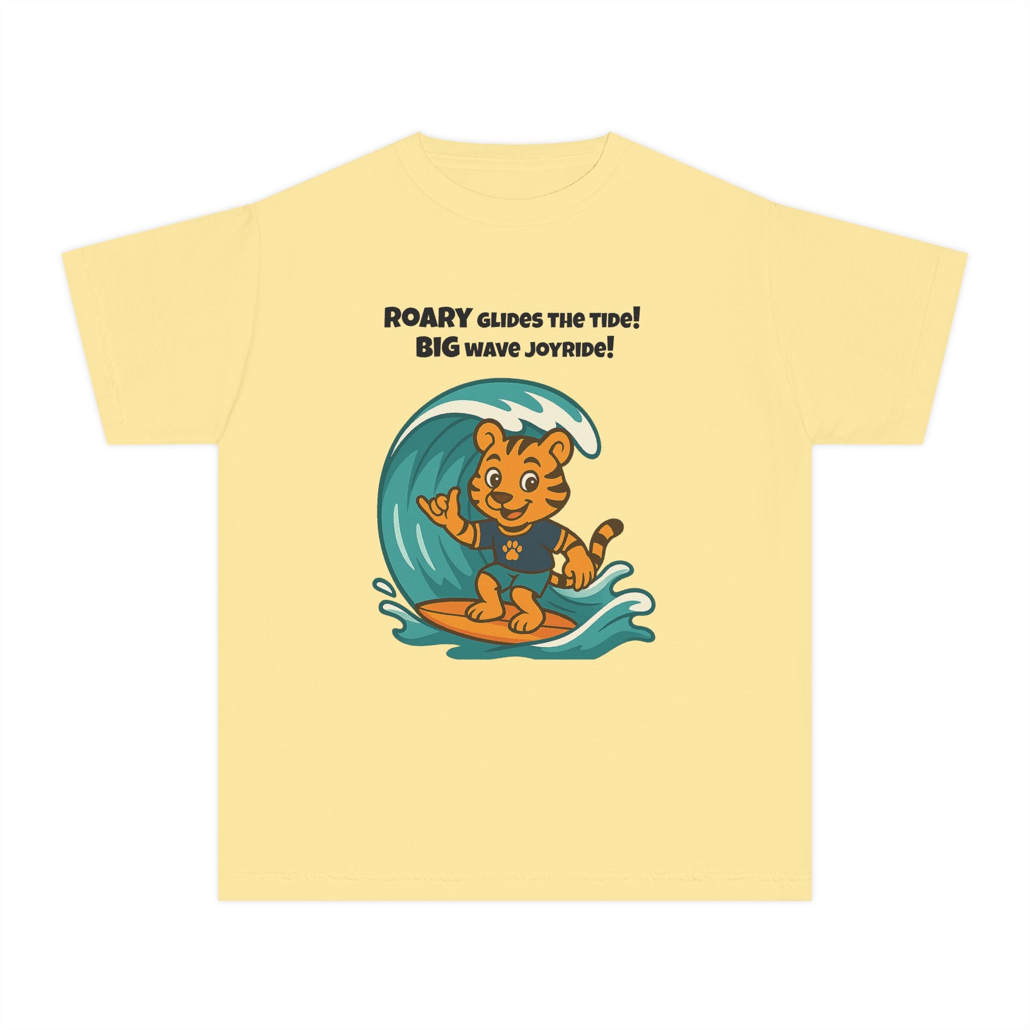 Youth Midweight Cotton Tee - Roary's Surf time