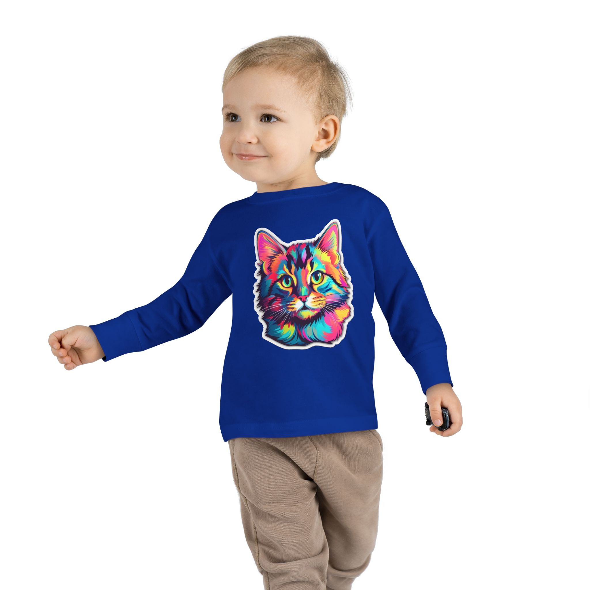 Toddler Long Sleeve Tee - Kittens 08