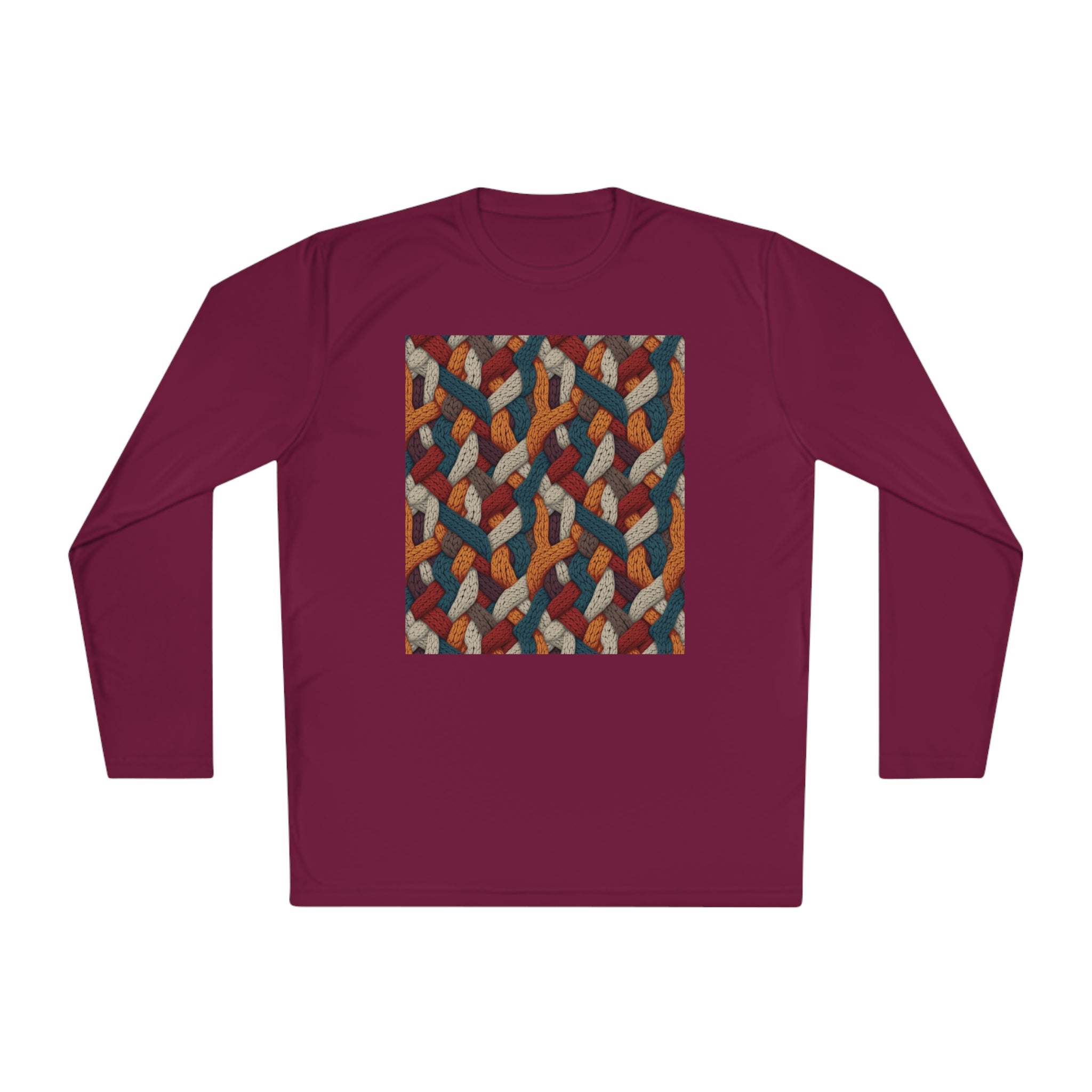 Unisex Lightweight Long Sleeve Tee (AOP) - Abstract Designs 11