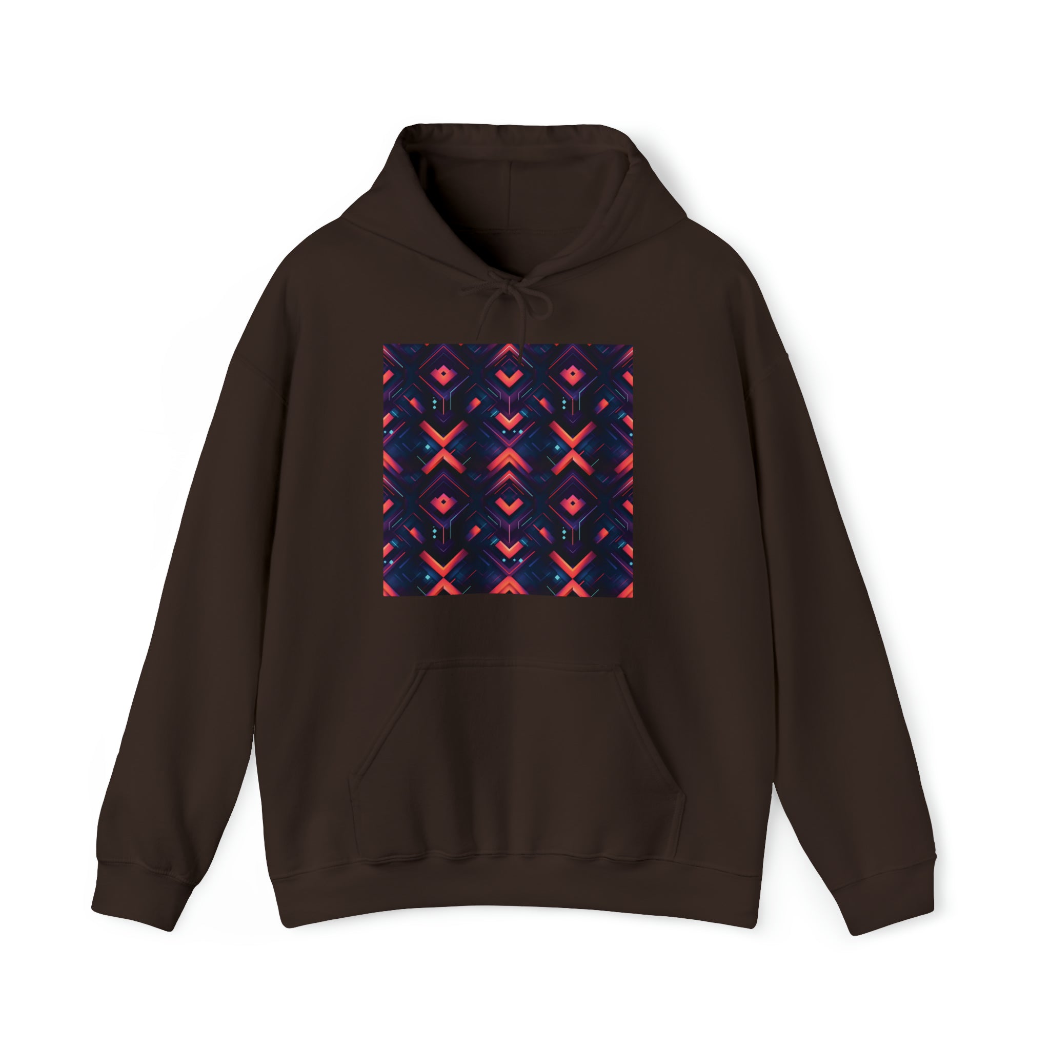 Unisex Heavy Blend™ Hooded Sweatshirt - Abstract Neon Designs 03