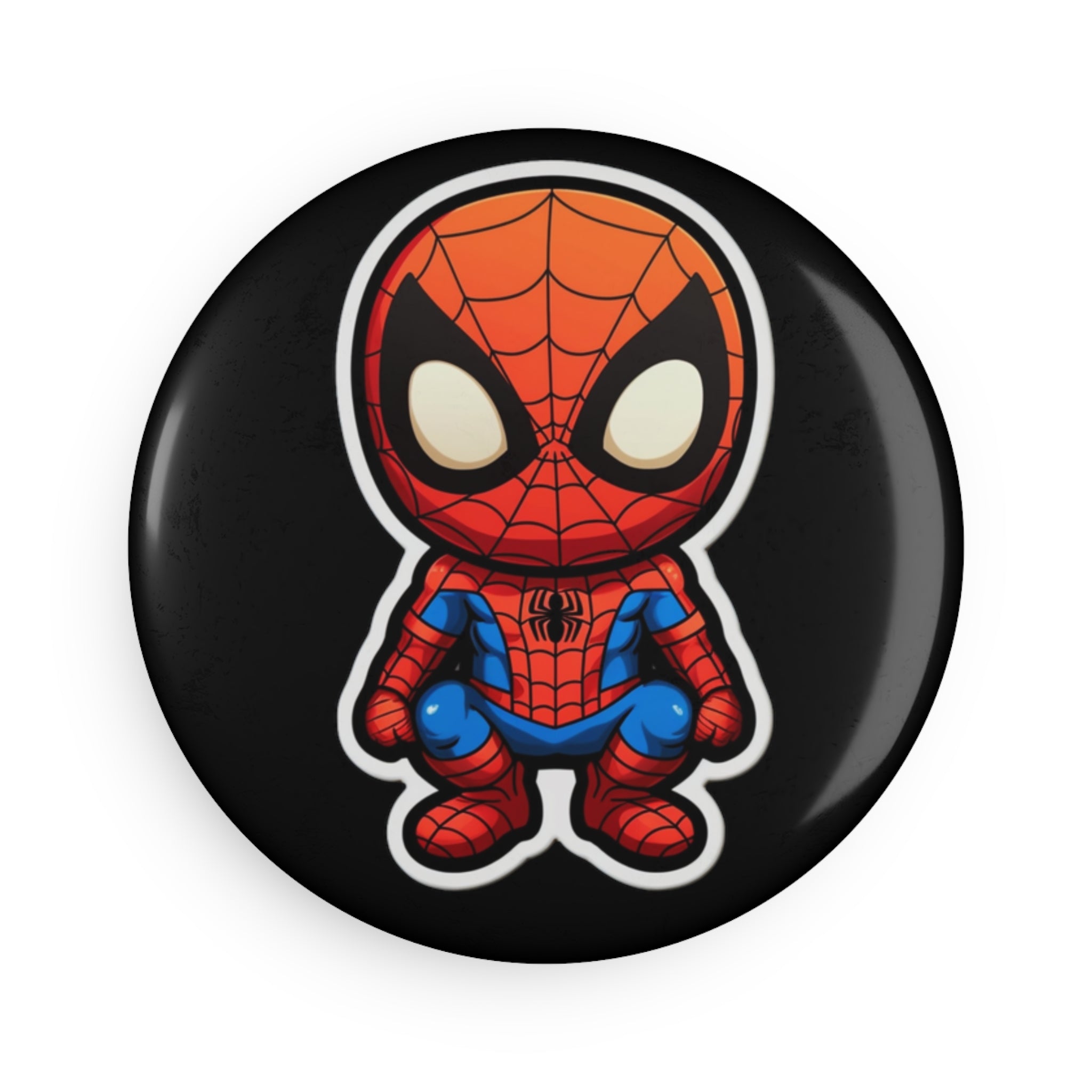 Button Magnet, Round (1 & 10 pcs) - Baby Spider-Man 01