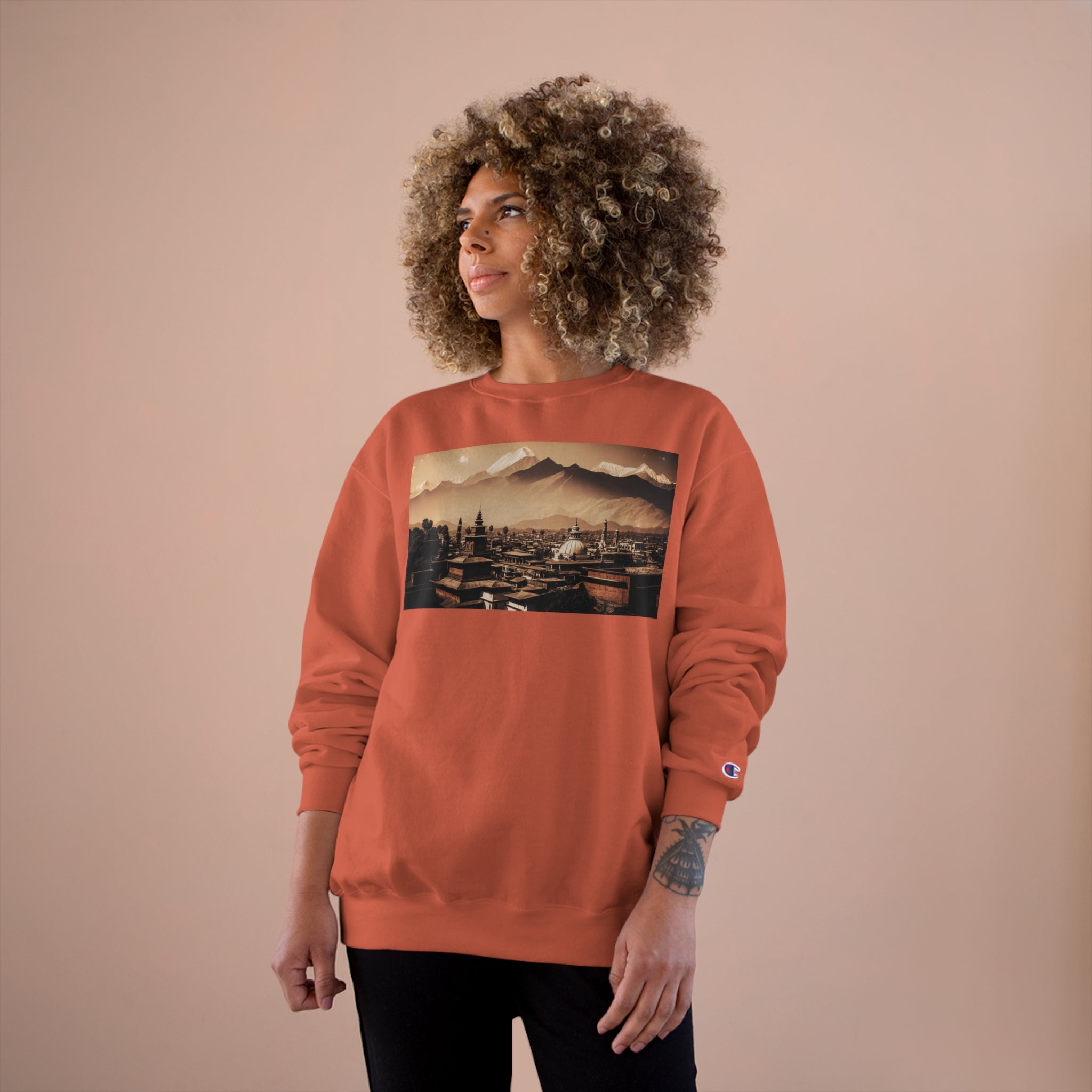 Champion Sweatshirt - Duotone Cities, Kathmandu
