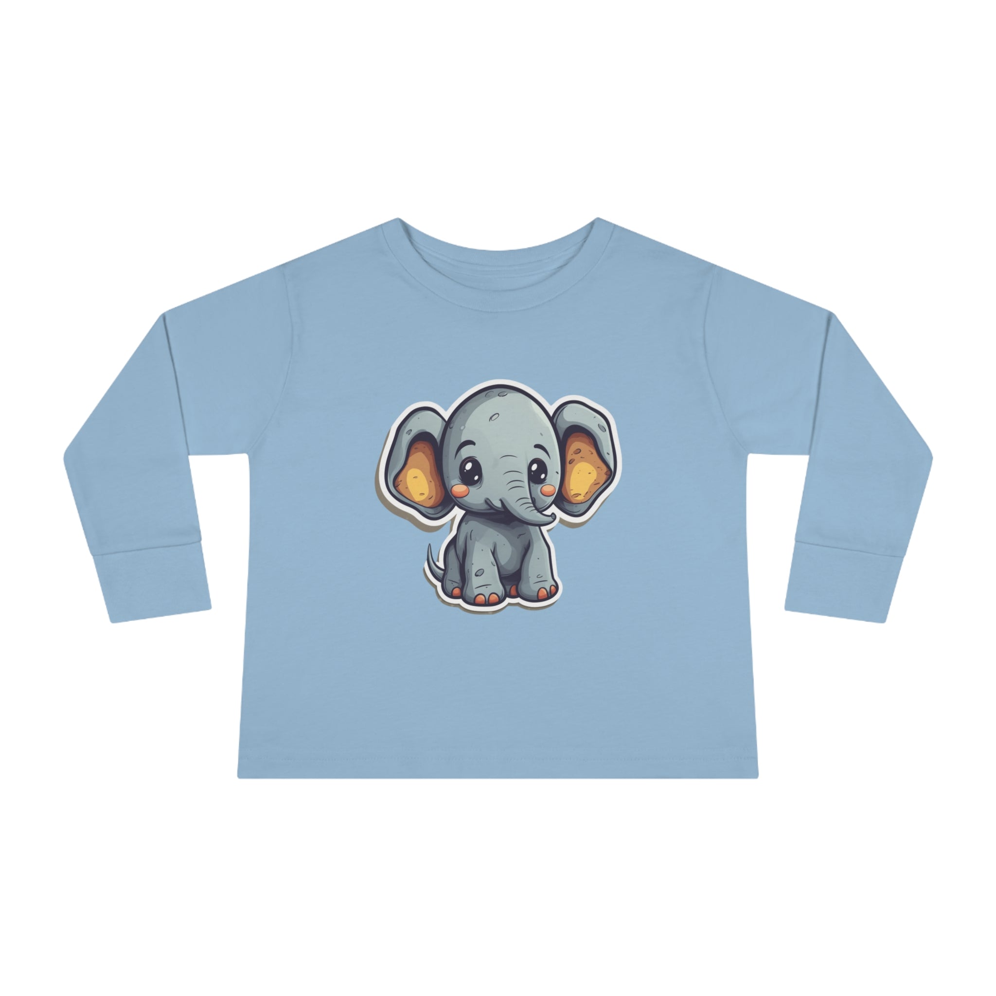 Toddler Long Sleeve Tee - Elephant Calf