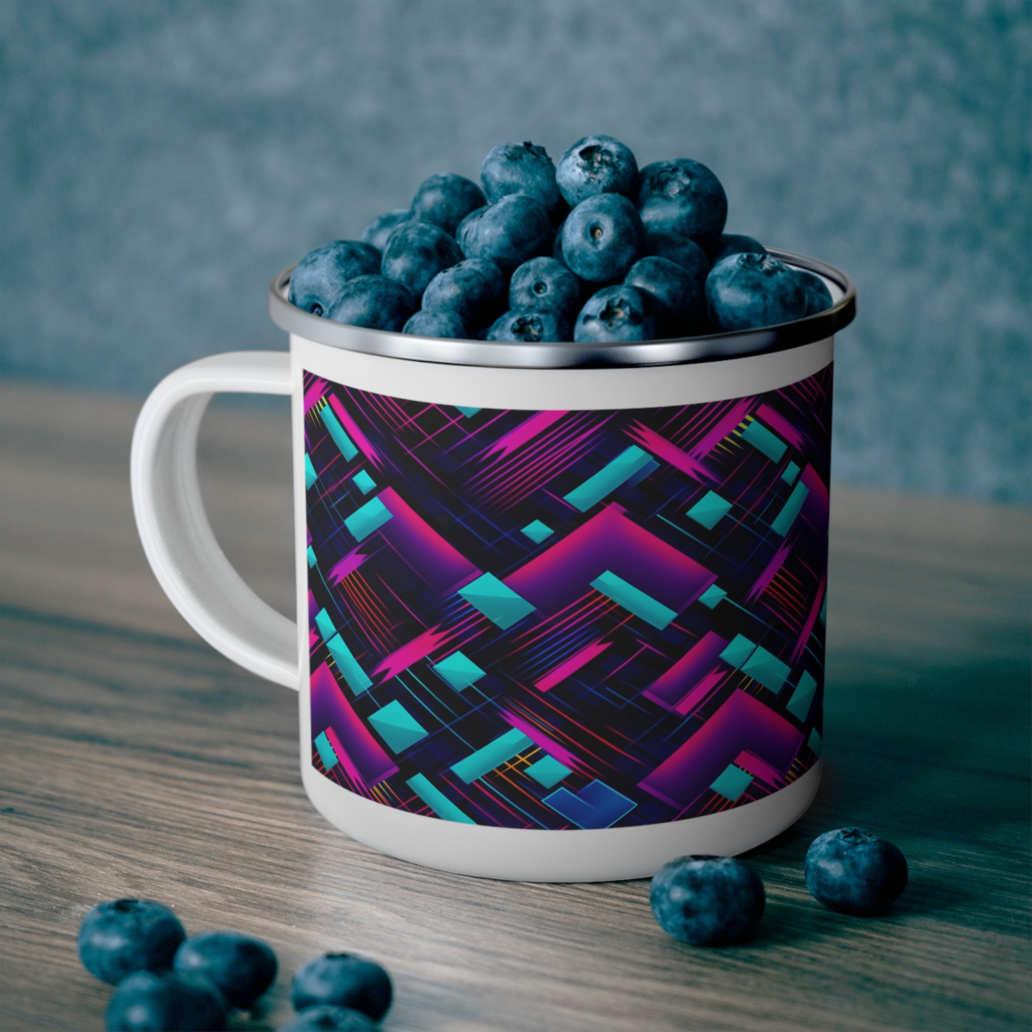 Enamel Camping Mug - Seamless Designs 19