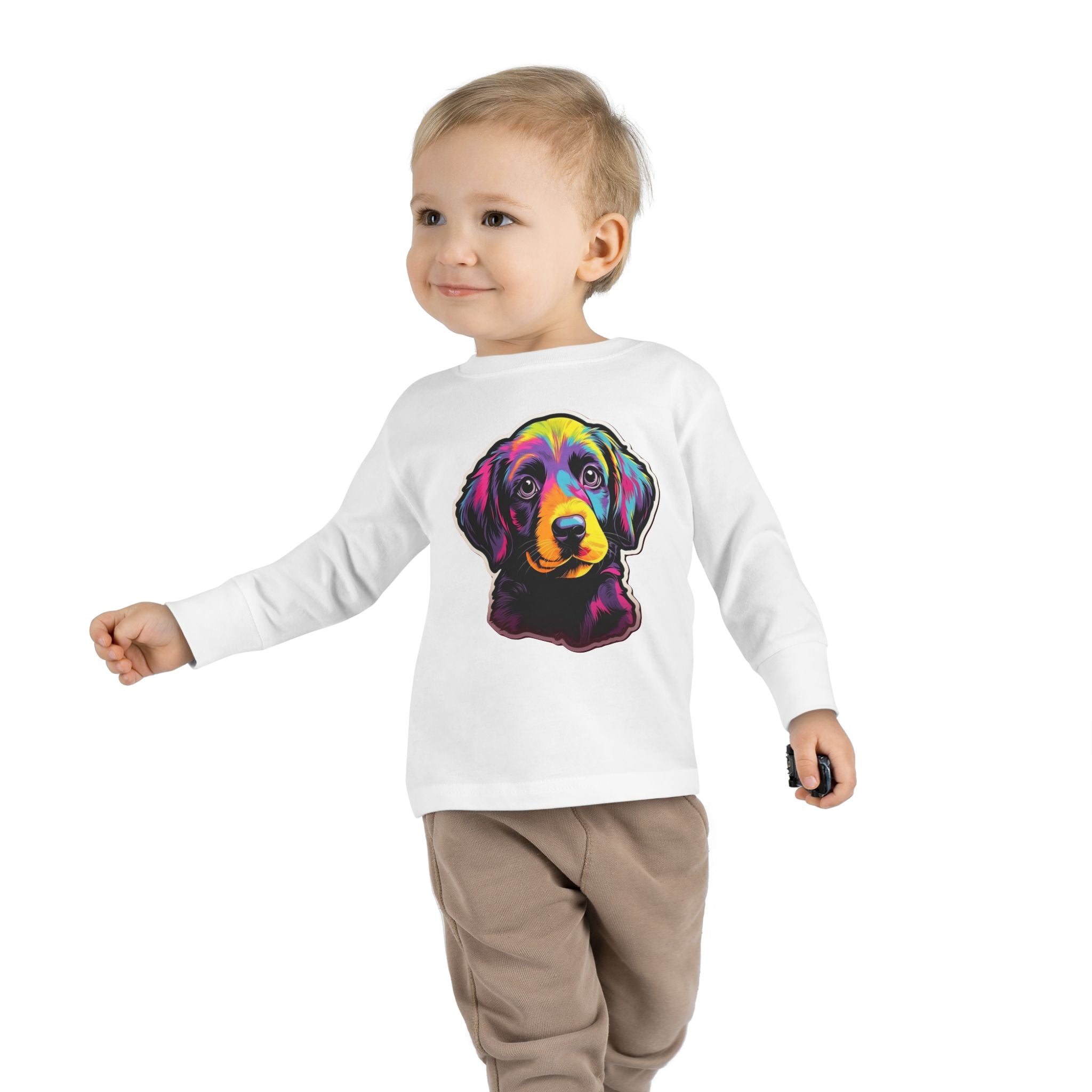 Toddler Long Sleeve Tee - Puppies 03
