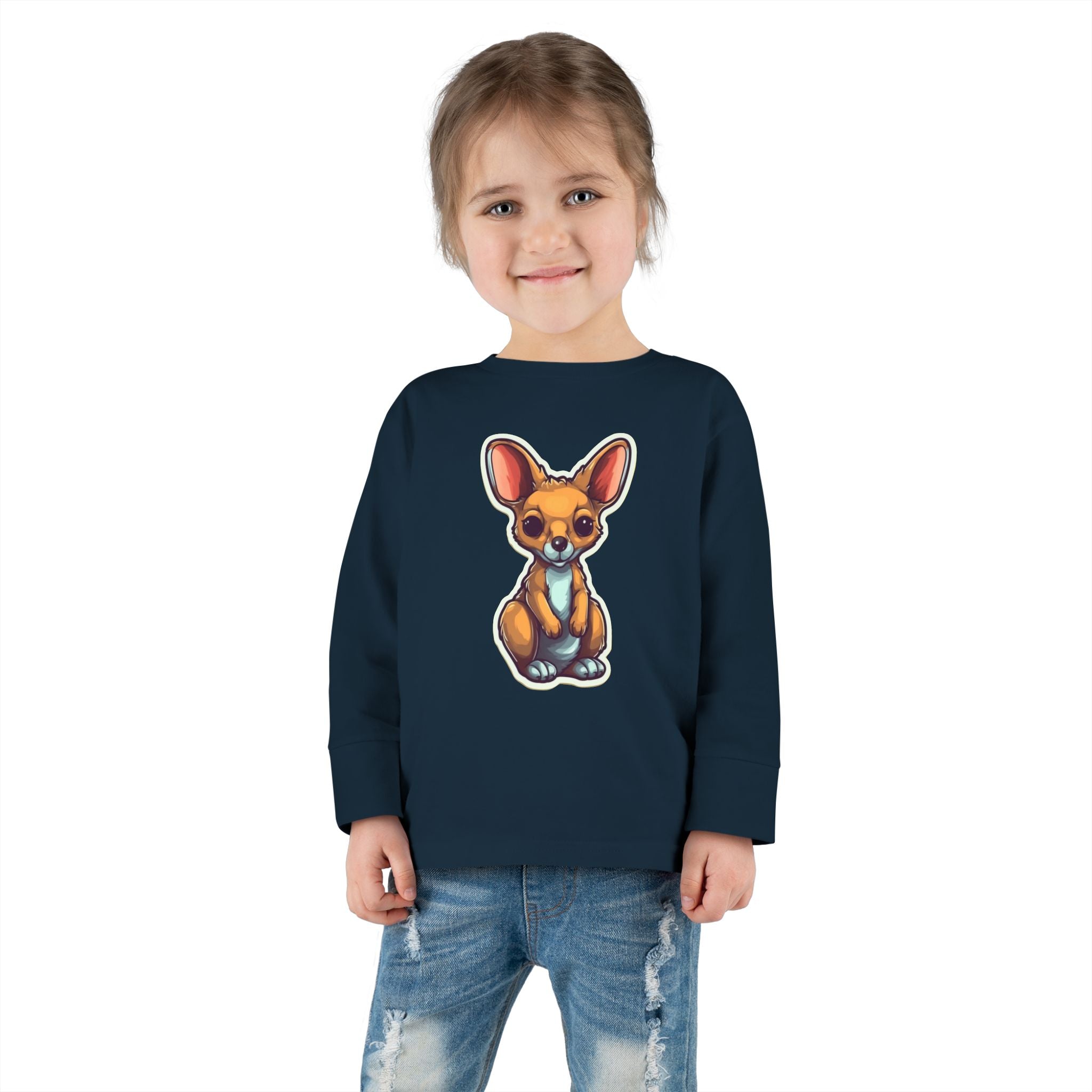 Toddler Long Sleeve Tee - Kangaroo Joey