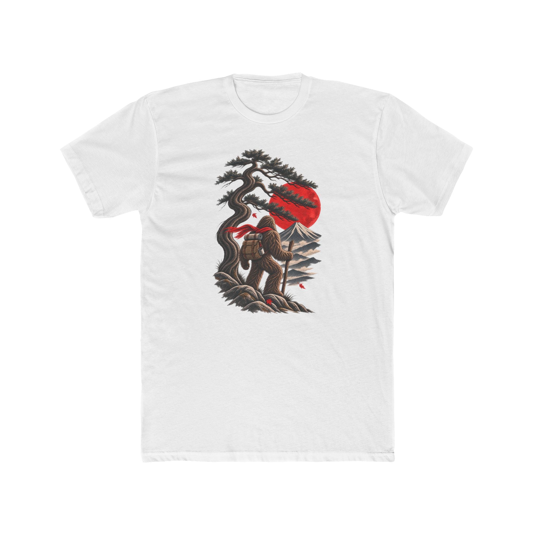 Men's Cotton Crew Tee - Shibui collection - The Wanderer
