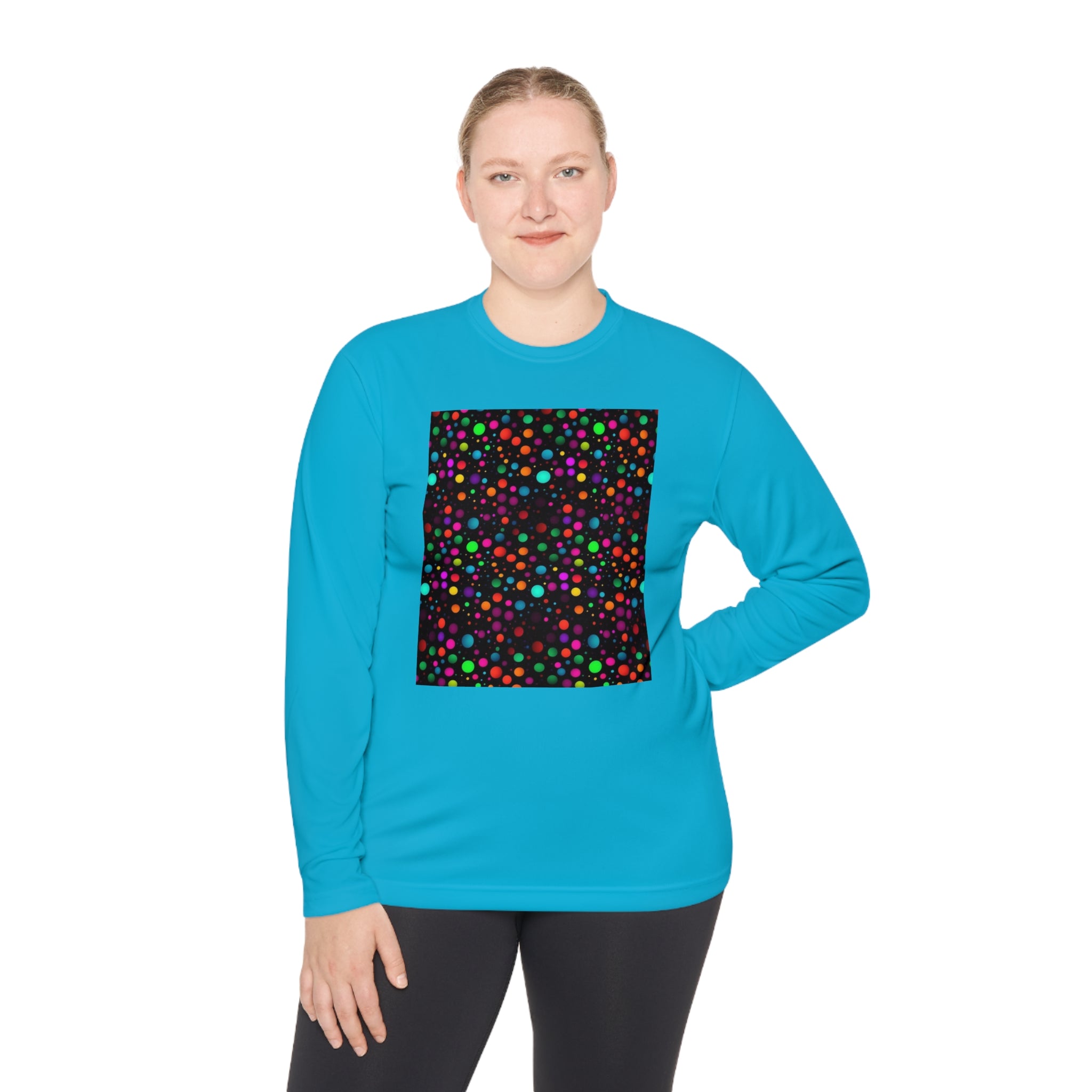 Unisex Lightweight Long Sleeve Tee (AOP) - Abstract Designs 15