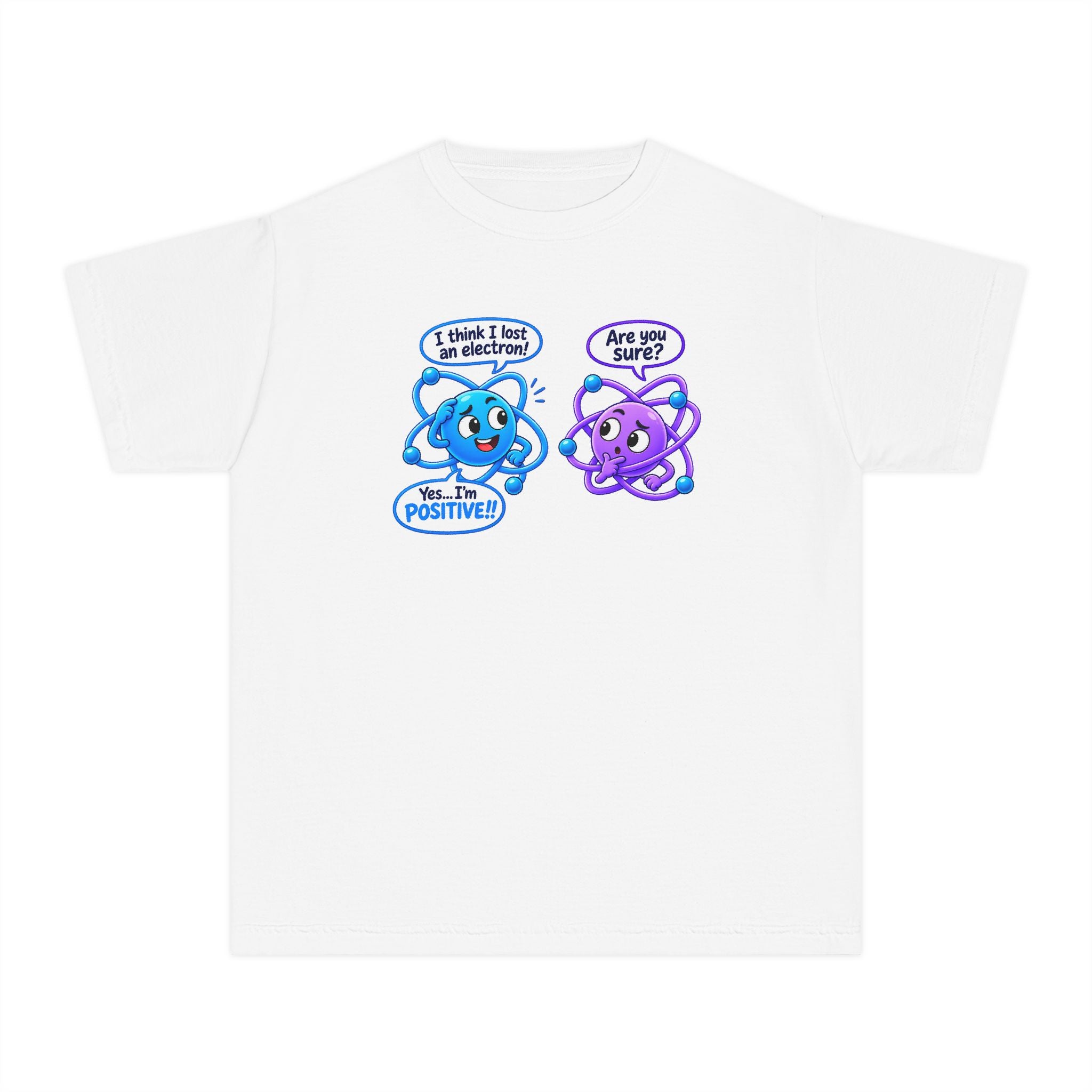 Youth Midweight Cotton Tee - Science collection - Atomic Conversation