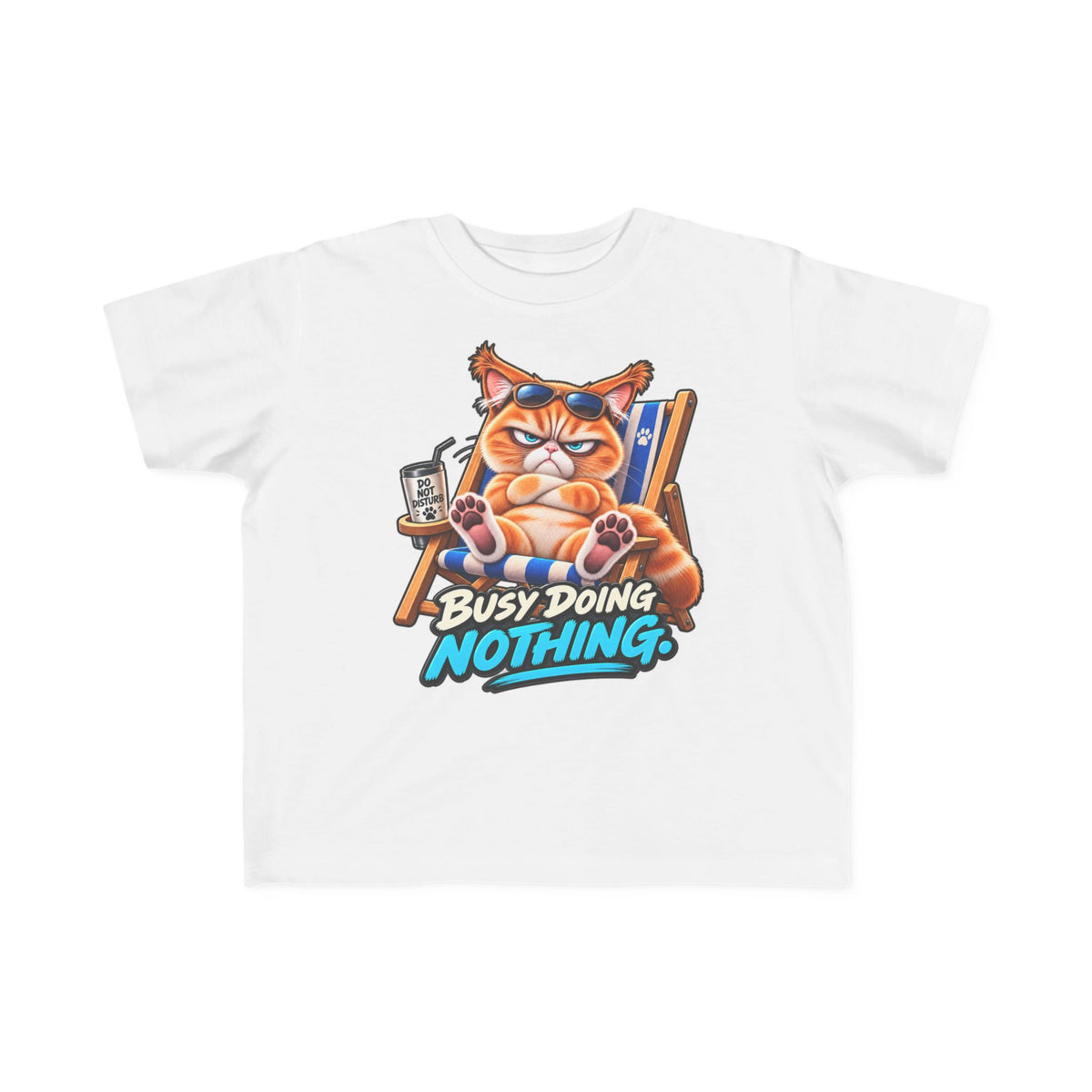 Busy doing Nothing - Mildly Feral - Toddler Short Sleeve Tee