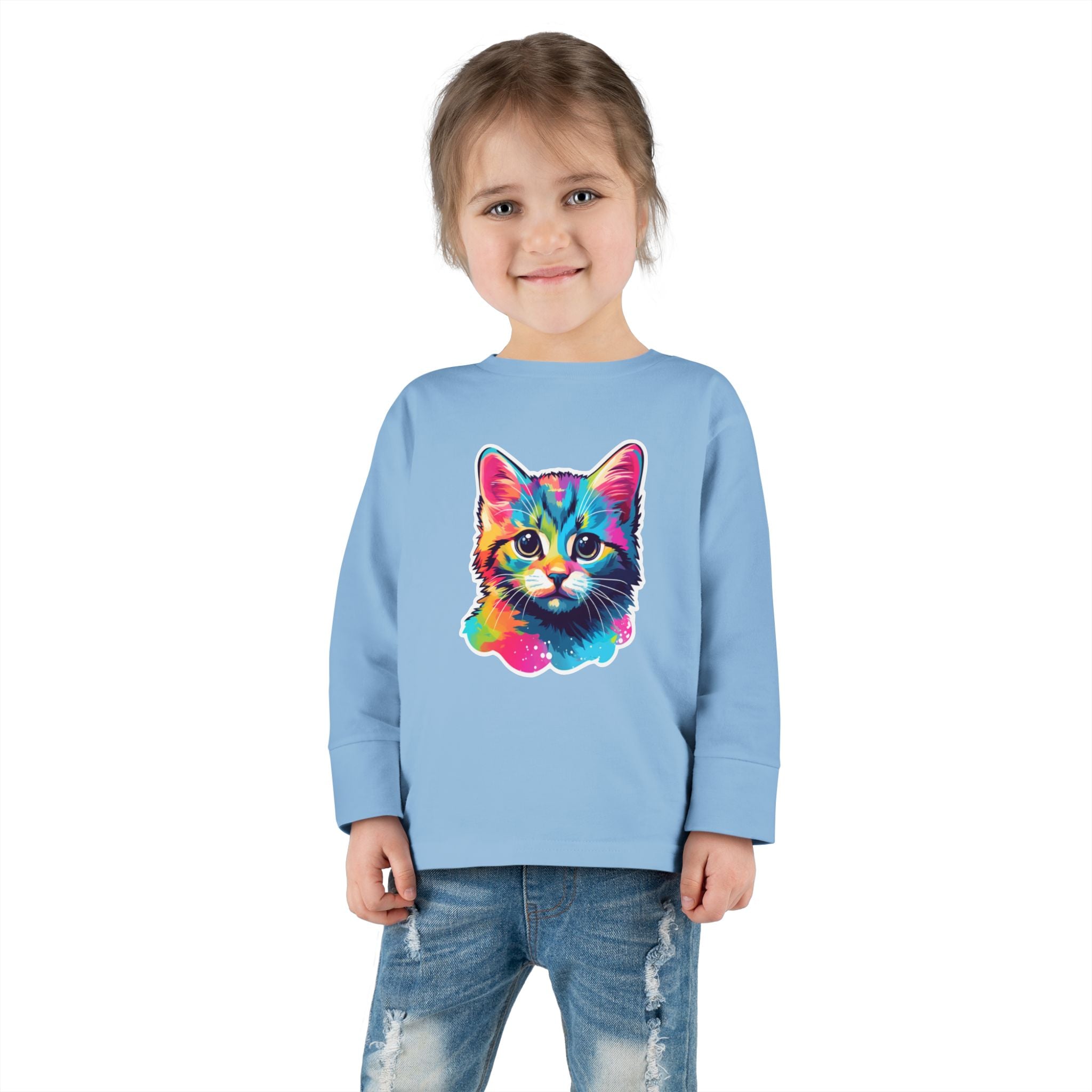 Toddler Long Sleeve Tee - Kittens 02