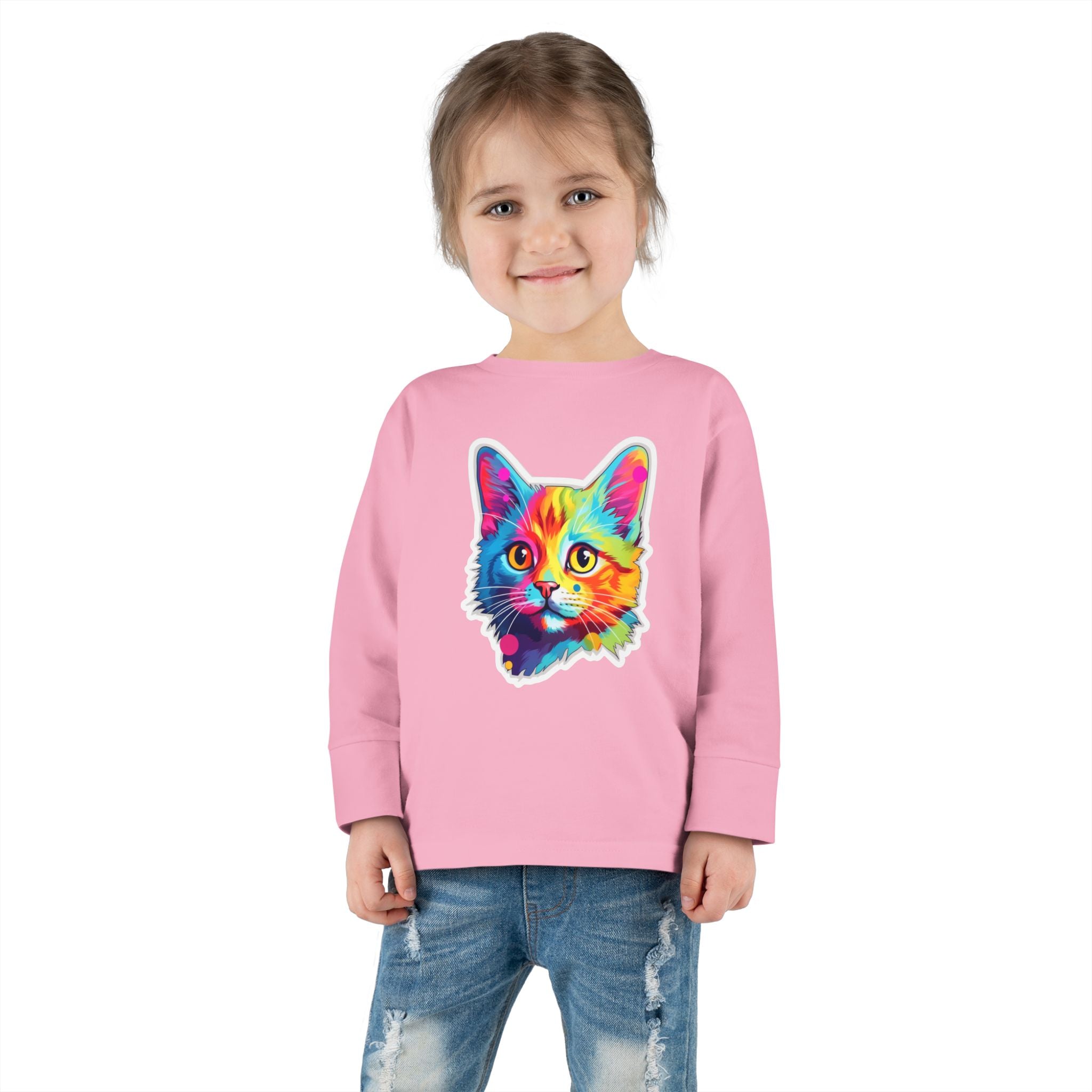 Toddler Long Sleeve Tee - Kittens 09