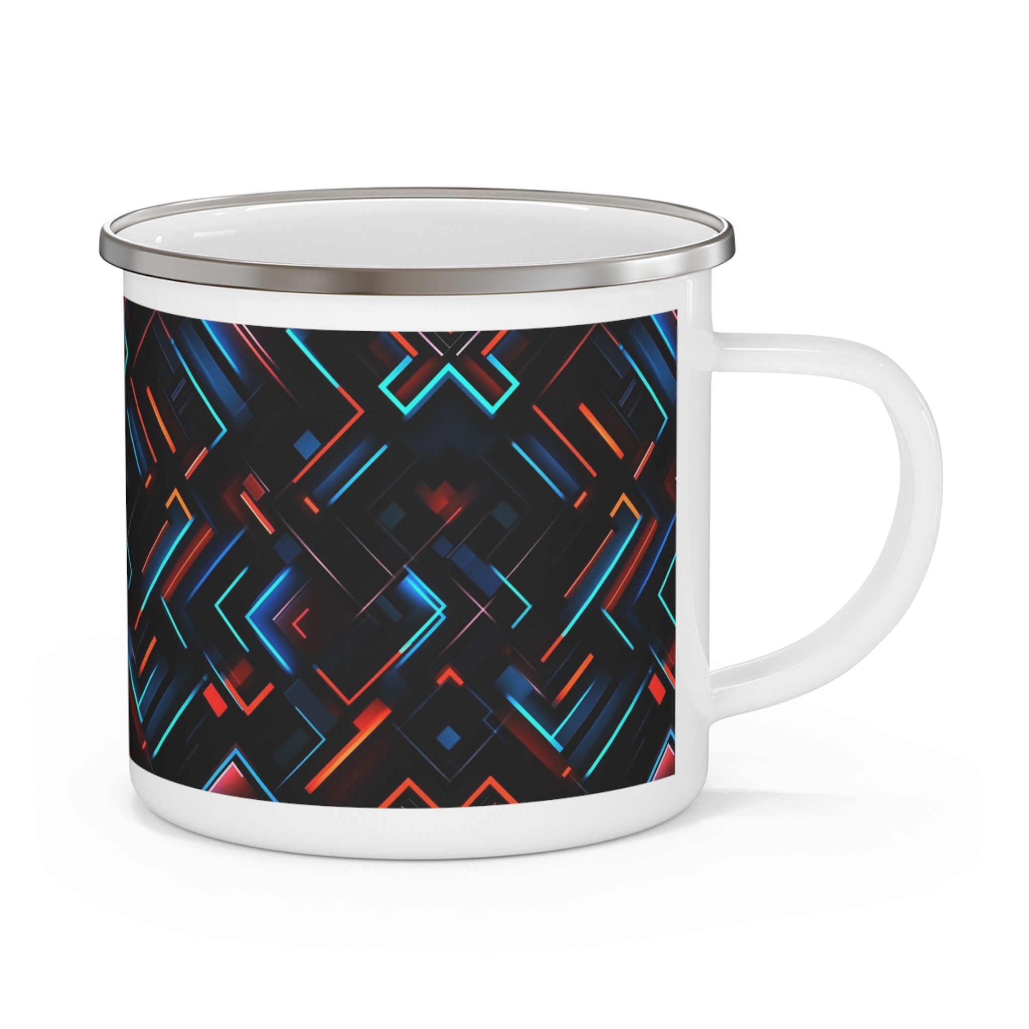 Enamel Camping Mug - Seamless Designs 10