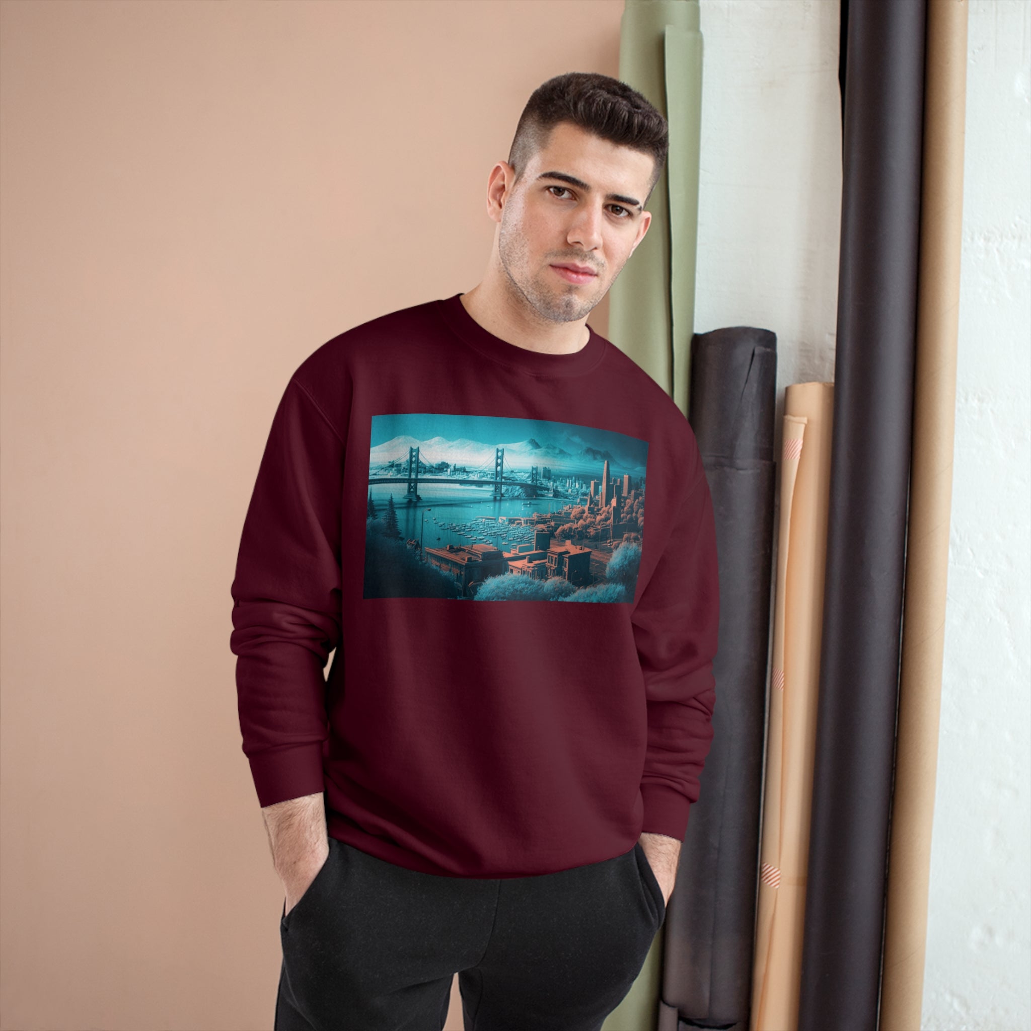Champion Sweatshirt - Duotone Cities, San Francisco