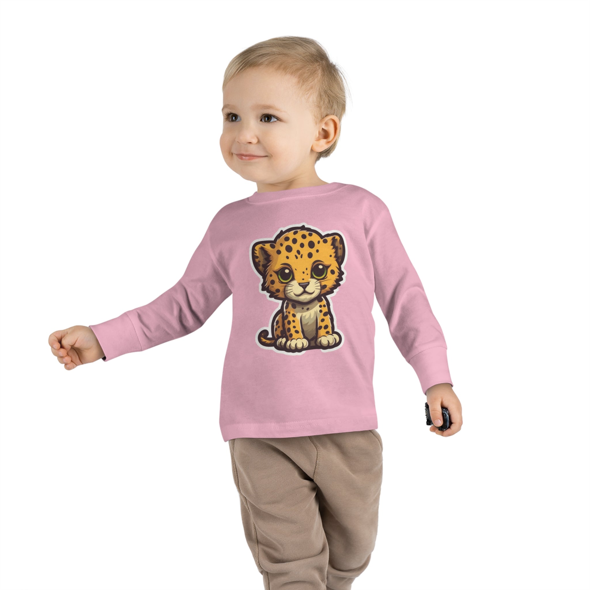 Toddler Long Sleeve Tee - Cheetah Cub