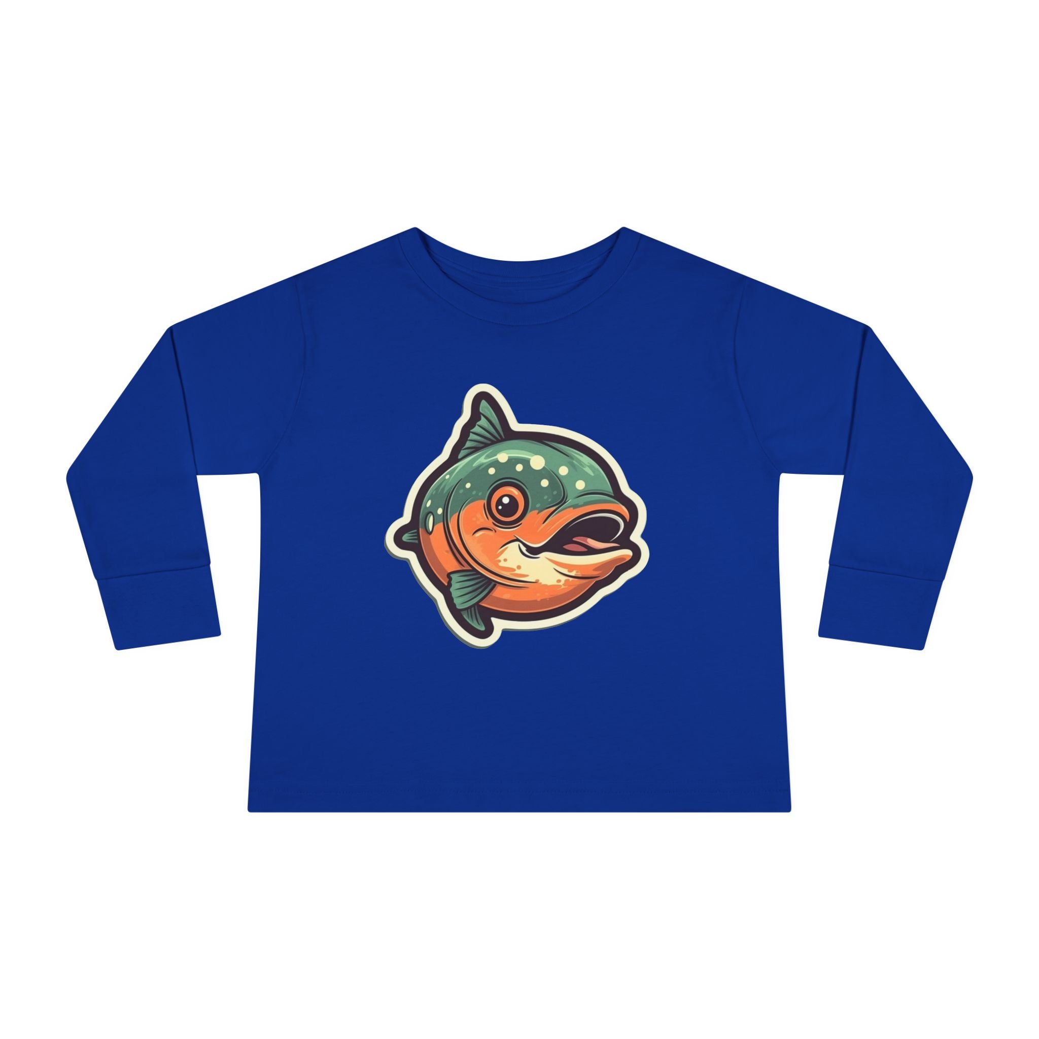 Toddler Long Sleeve Tee - Salmon Fry