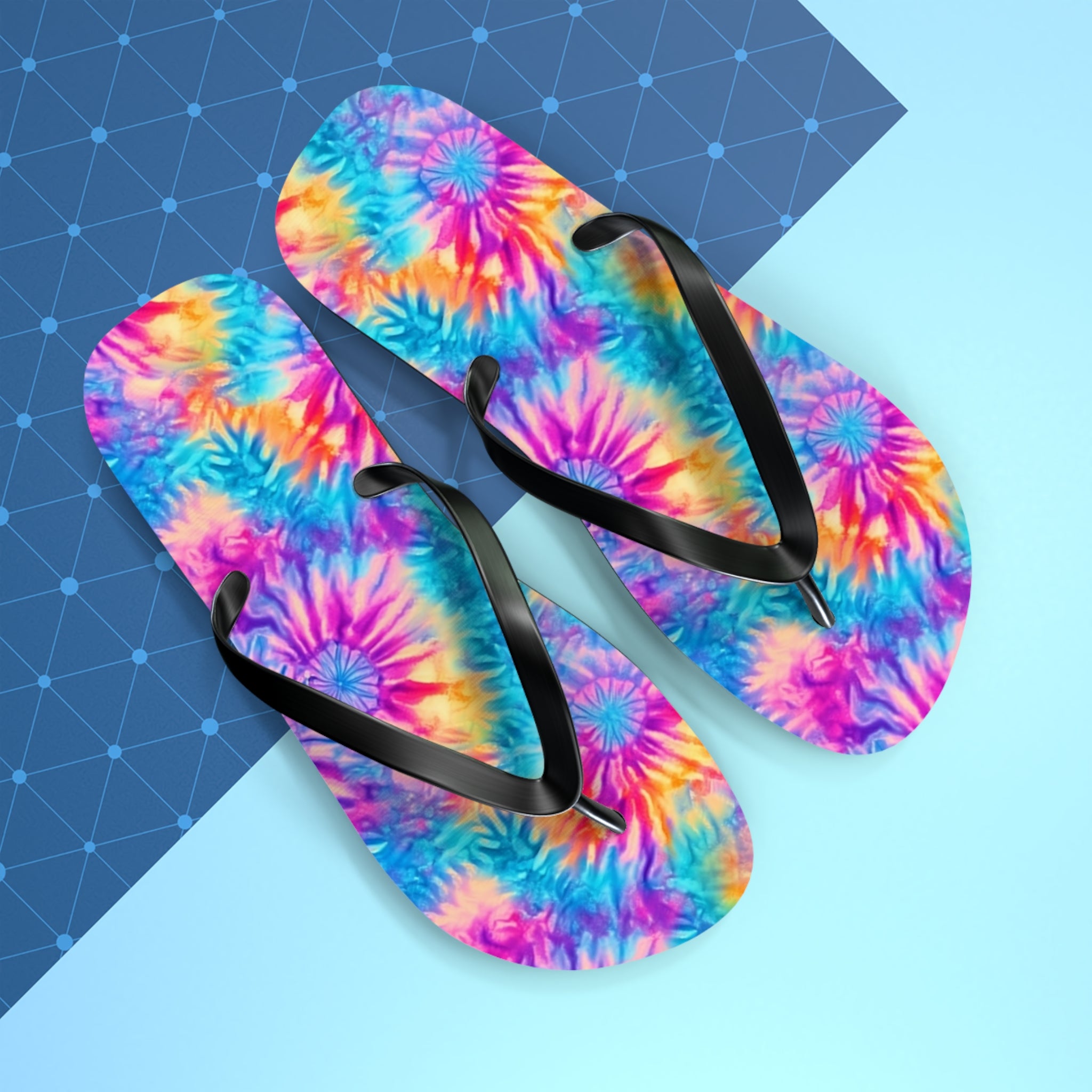 Flip Flops (AOP) - Tie Dye Designs 05