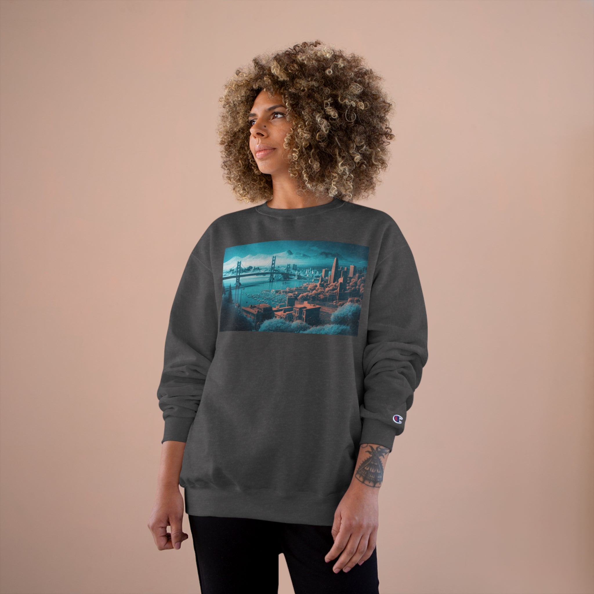 Champion Sweatshirt - Duotone Cities, San Francisco