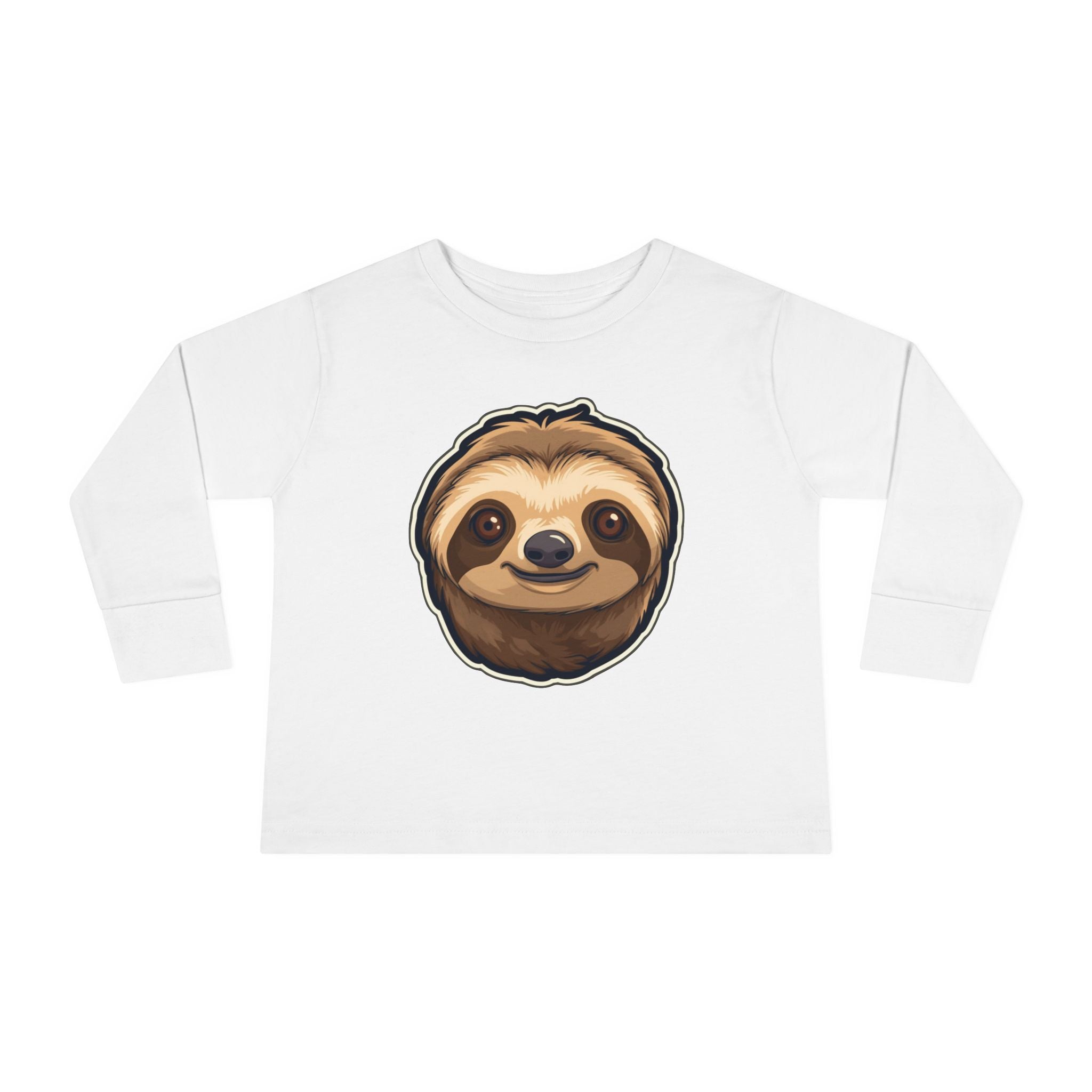 Toddler Long Sleeve Tee - Sloth Pup