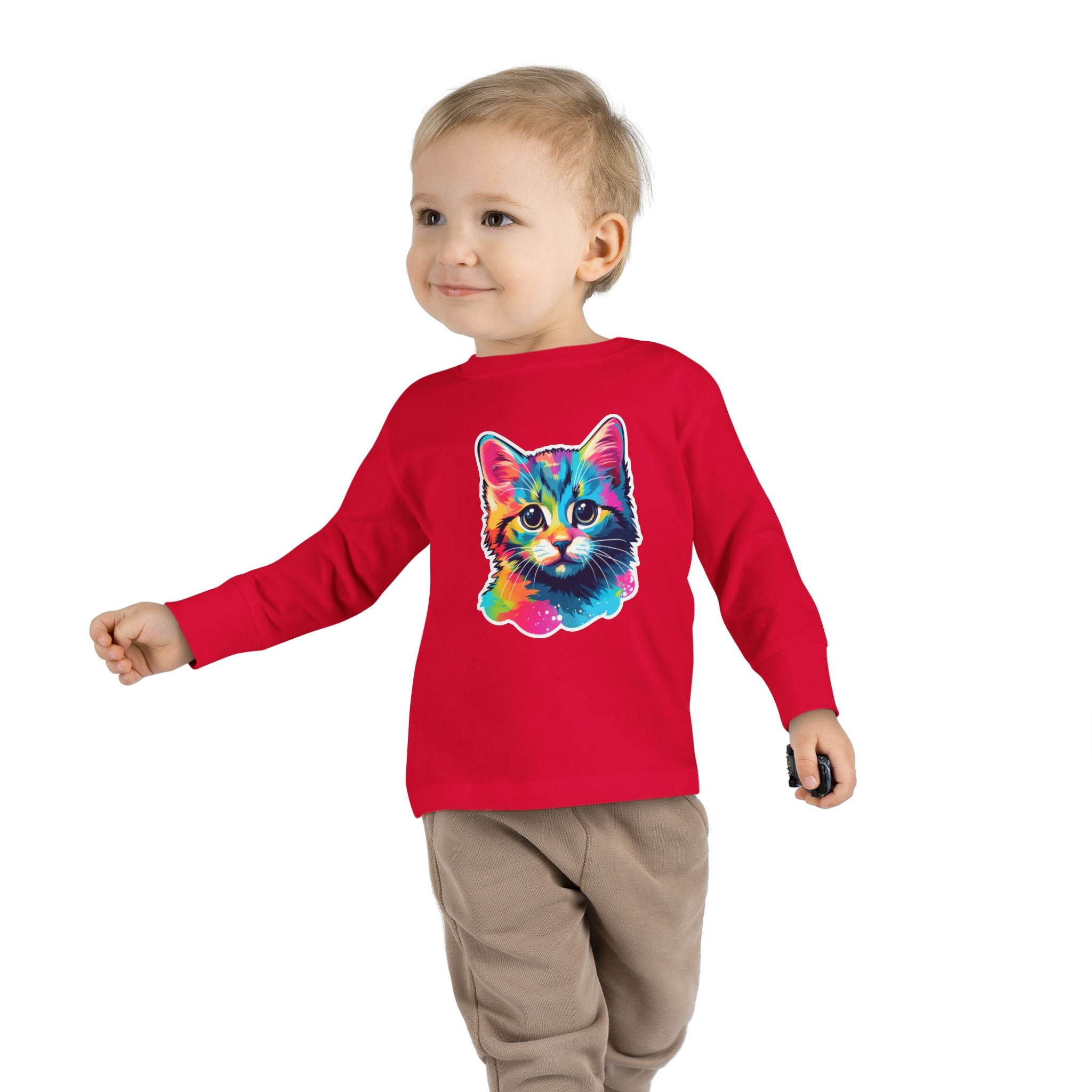 Toddler Long Sleeve Tee - Kittens 02