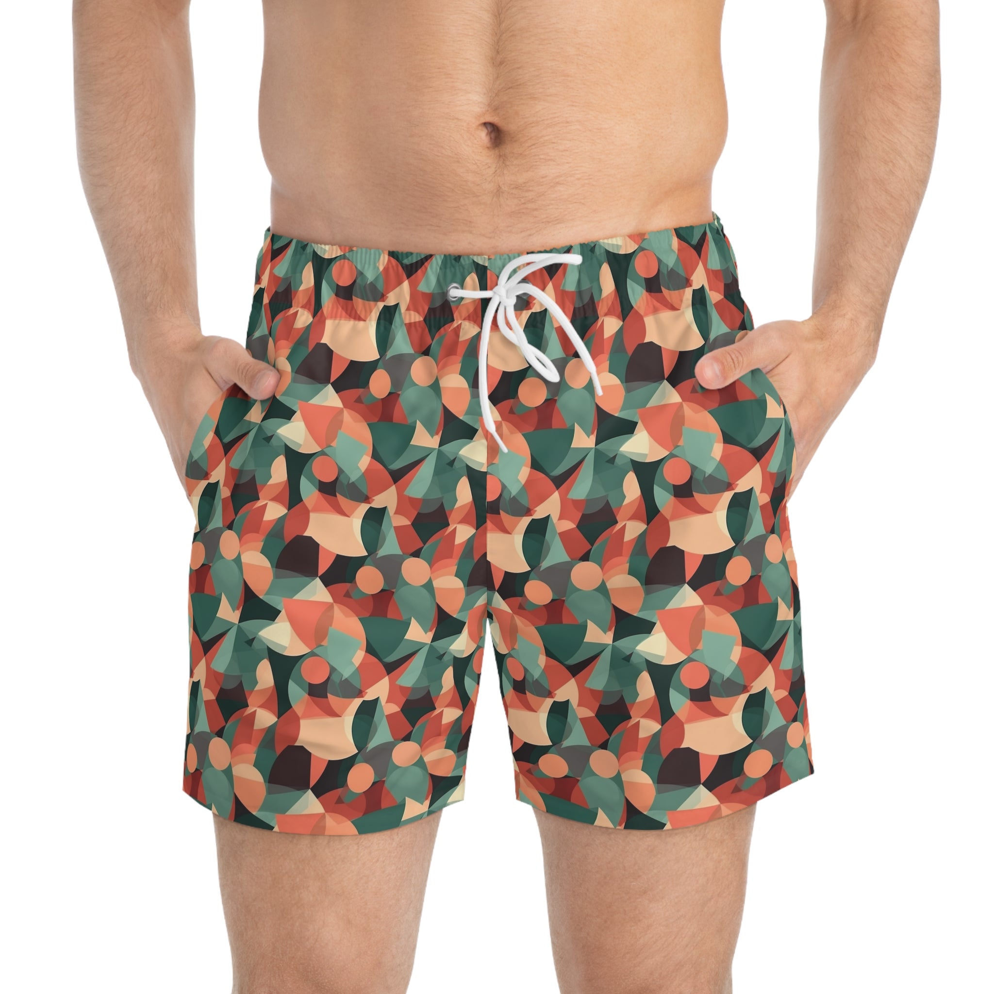 Swim Trunks (AOP) - Seamless Abstract Designs 03