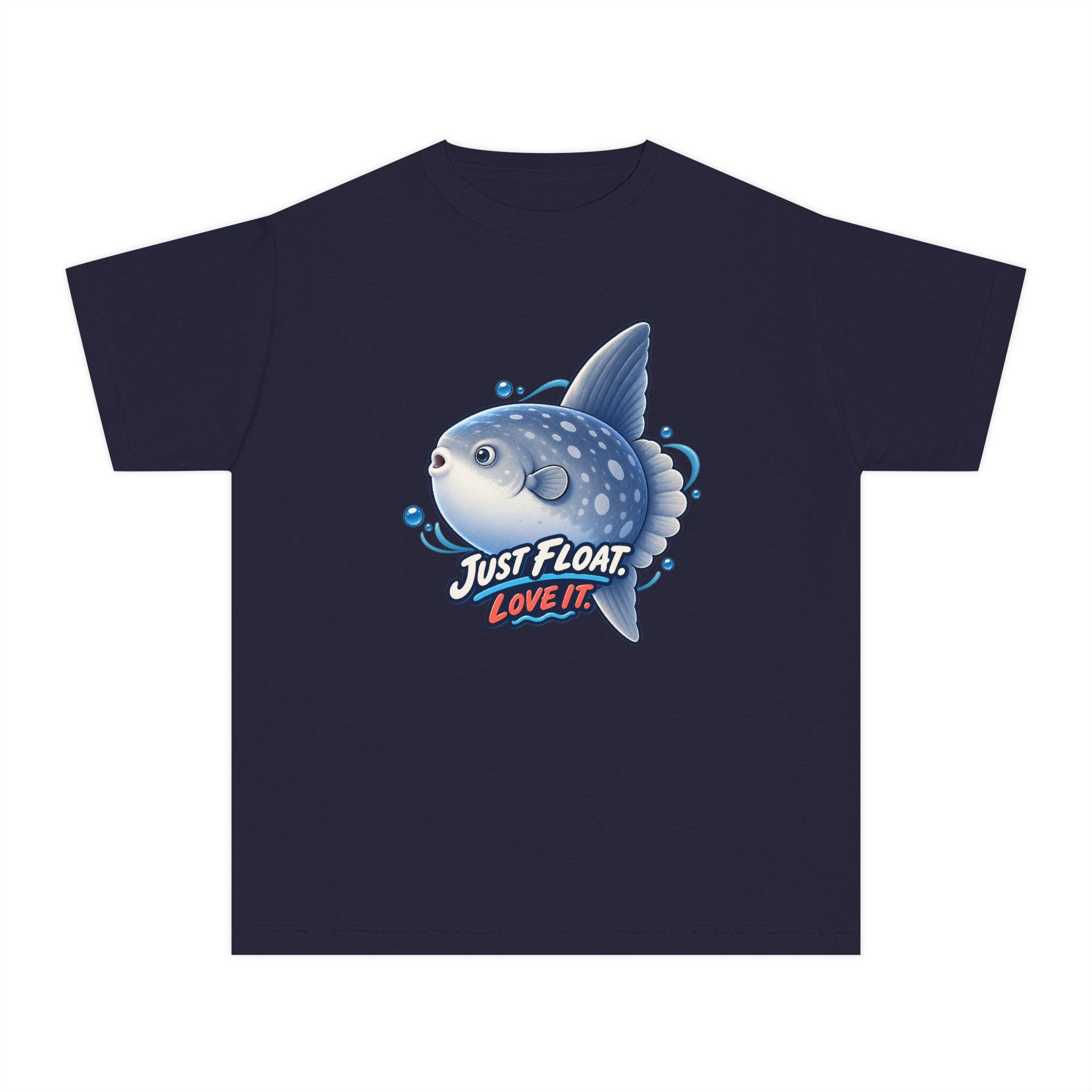 Youth Midweight Cotton Tee - Sunfish drifting