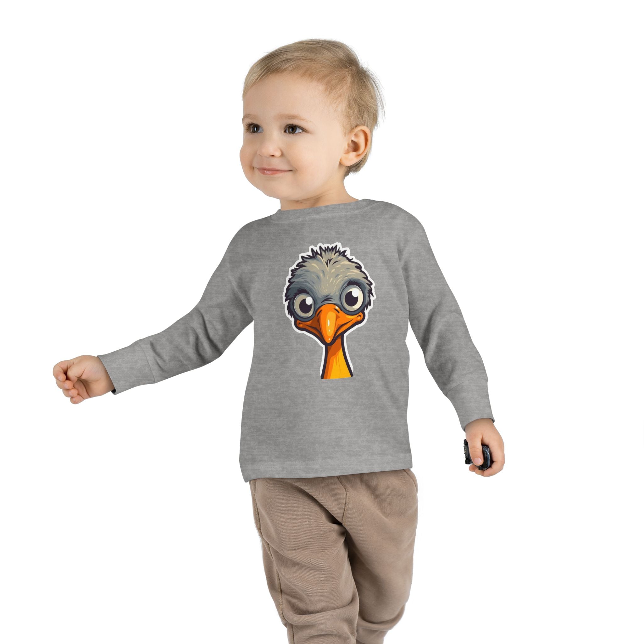 Toddler Long Sleeve Tee - Ostrich Chick